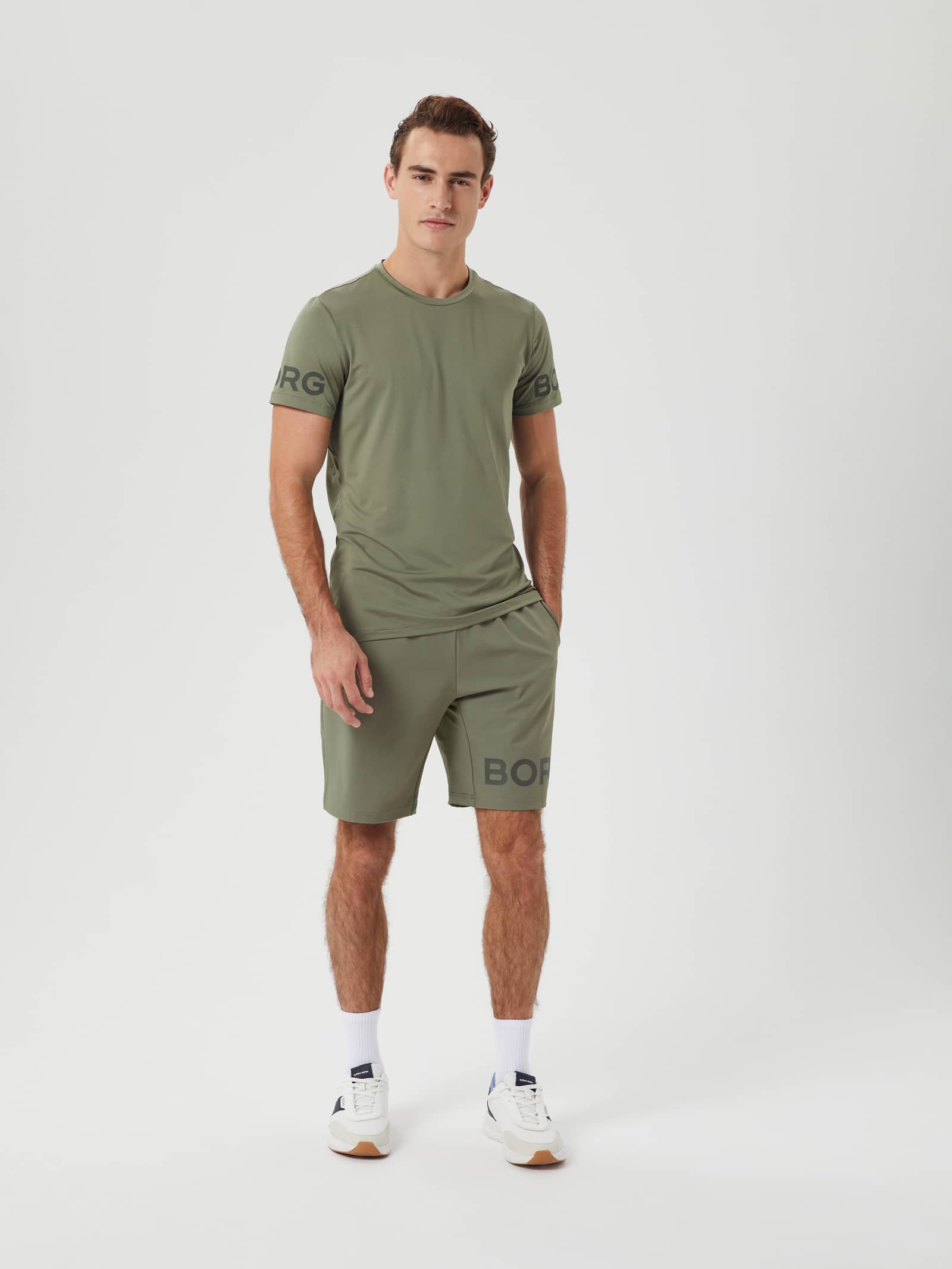 Björn Borg - Borg Shorts Deep Lichen Green Heren - Image 1