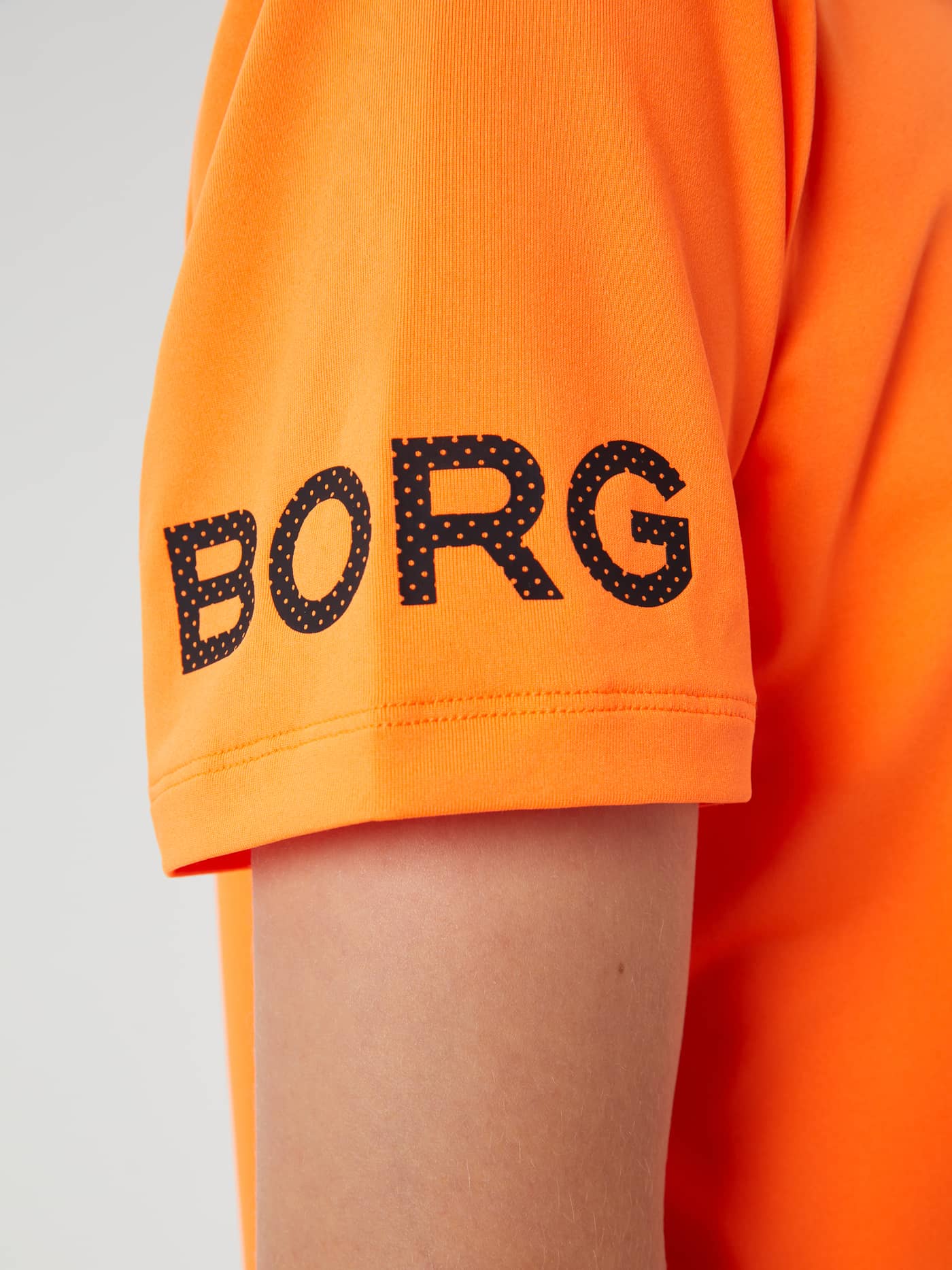 Björn Borg - Borg T-Shirt Shocking Orange Kids - Image 5