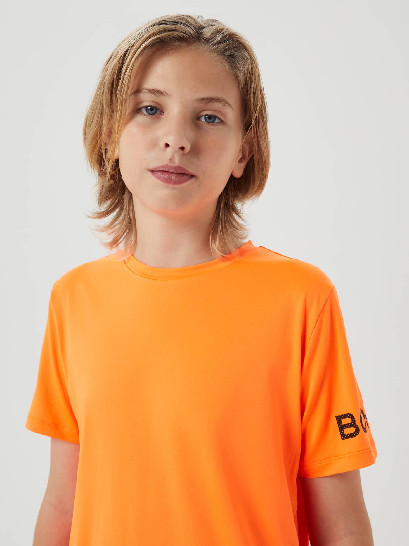 Björn Borg - Borg T-Shirt Shocking Orange Kids - Image 4