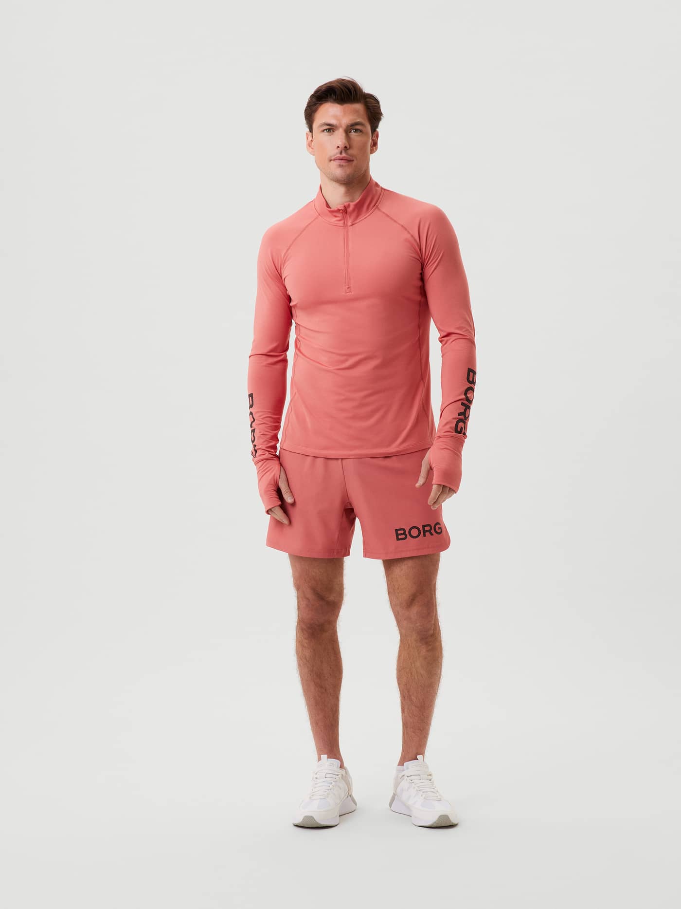 Björn Borg - Borg Midlayer Half Zip Faded Rose - Image 1
