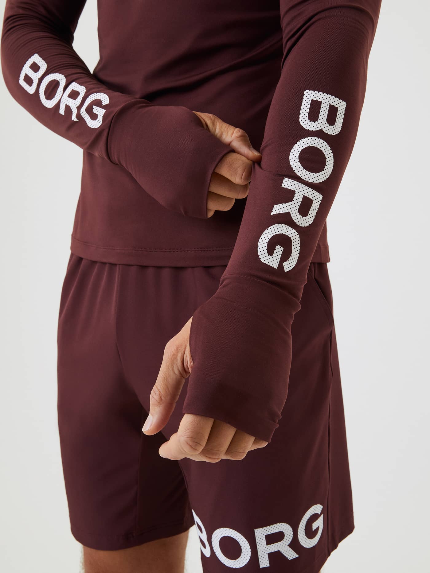 Björn Borg - Borg Midlayer Half Zip Decadent Chocolate Men - Image 5