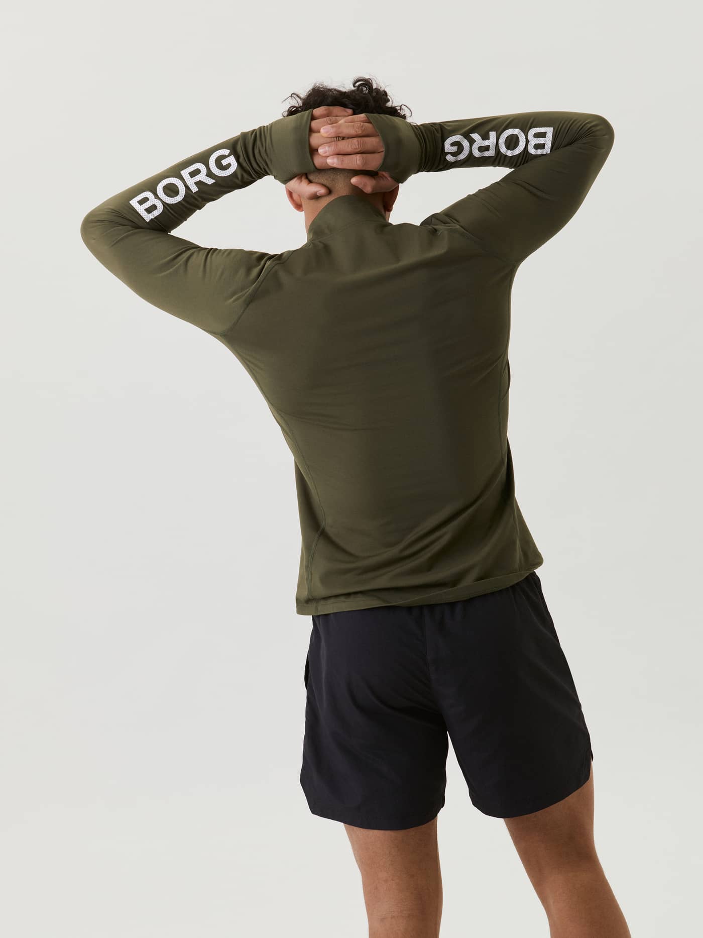 Björn Borg - Borg Midlayer Half Zip Ivy Green - Image 2