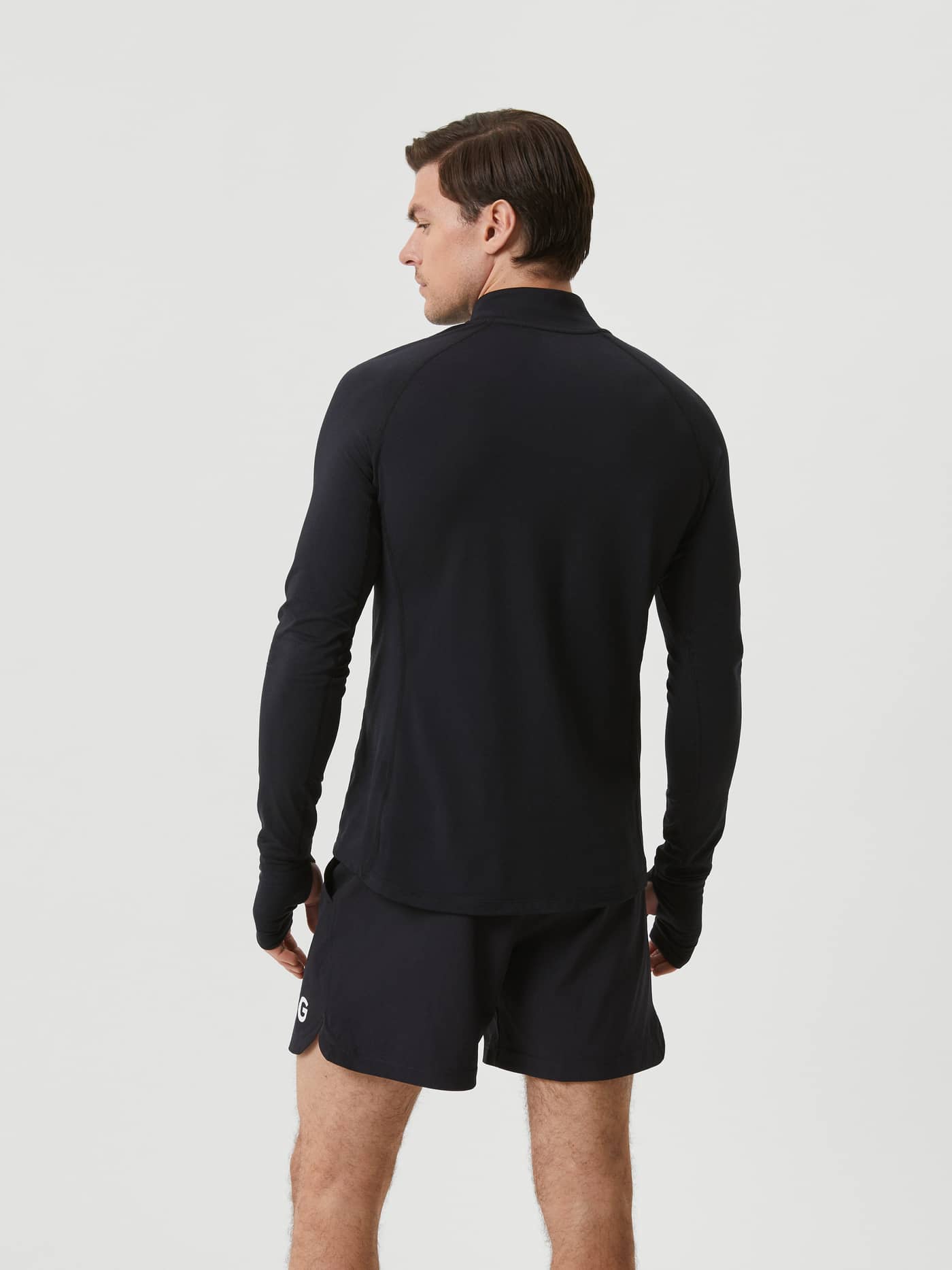 Björn Borg - Borg Midlayer Half Zip Black Beauty Men - Image 2