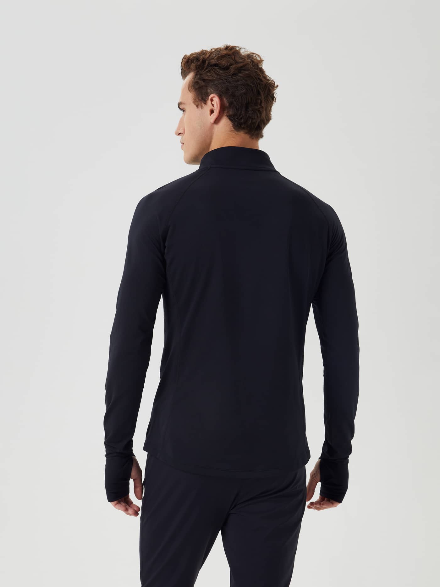 Björn Borg - Borg Midlayer Half Zip Black Beauty Heren - Image 2