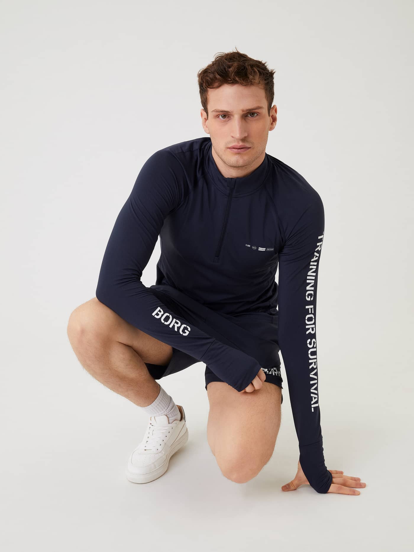 Björn Borg - Borg Midlayer Half Zip Night sky Men - Image 3