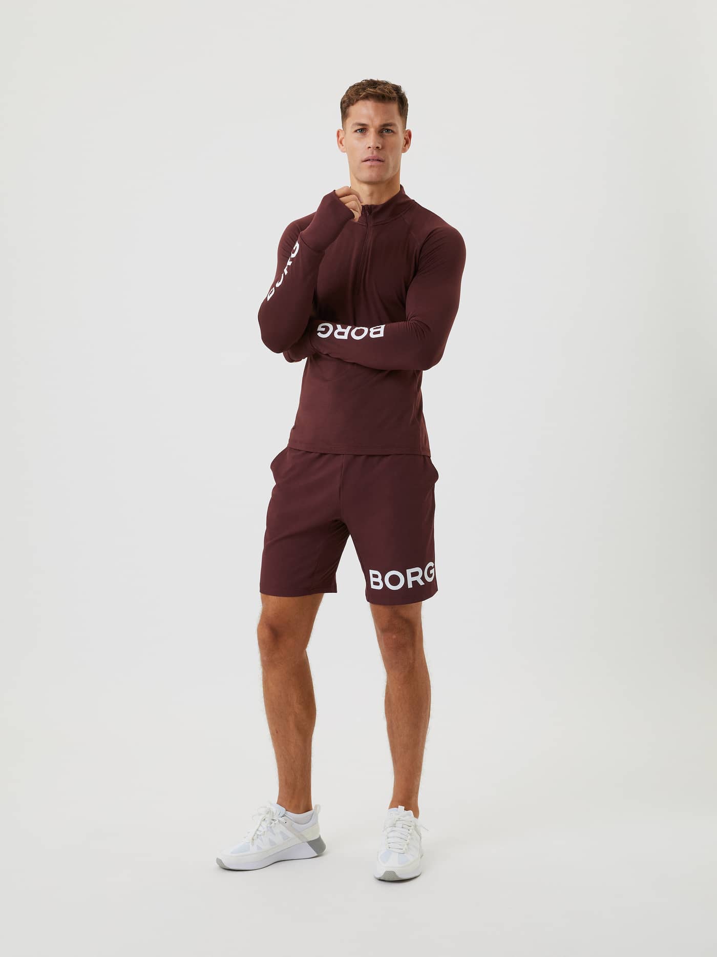 Björn Borg - Borg Midlayer Half Zip Decadent Chocolate Men - Image 3