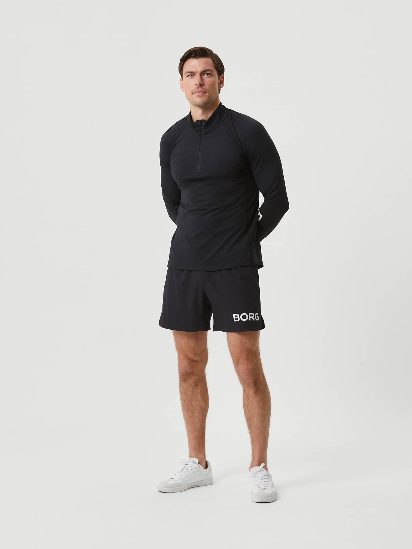 Björn Borg - Borg Midlayer Half Zip Black Beauty Men - Image 3