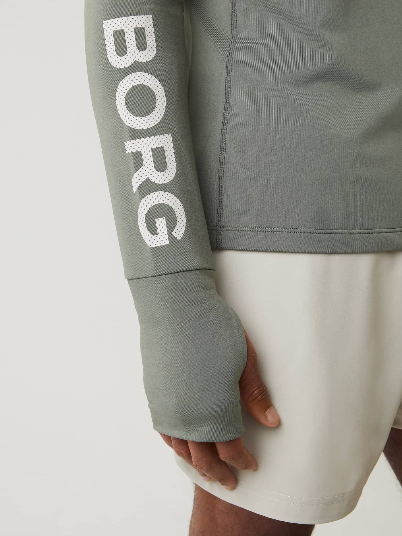 Björn Borg - Borg Midlayer Half Zip Castor grey - Image 5