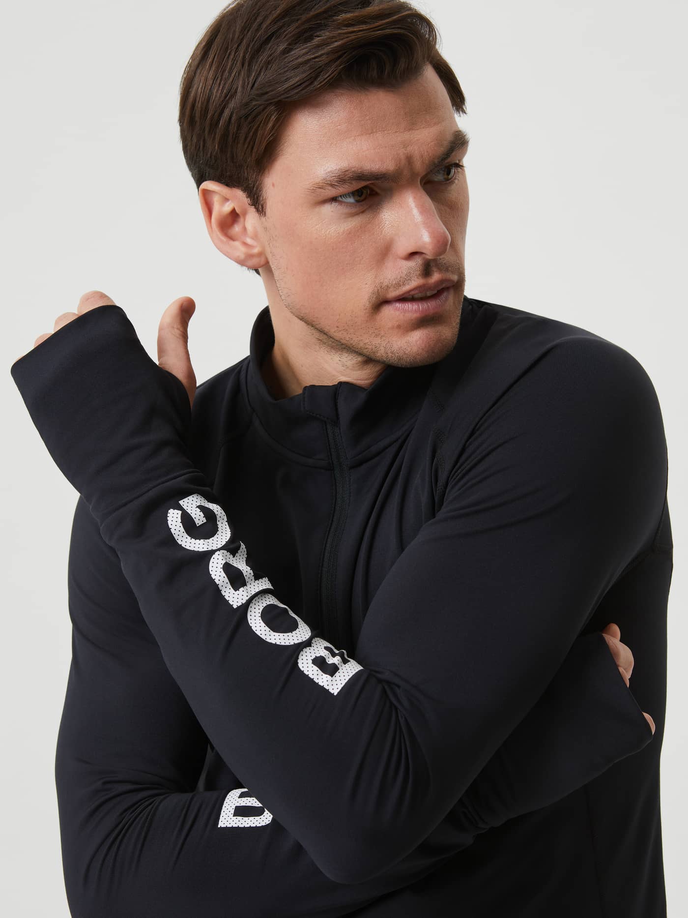 Björn Borg - Borg Midlayer Half Zip Black Beauty Men - Image 4