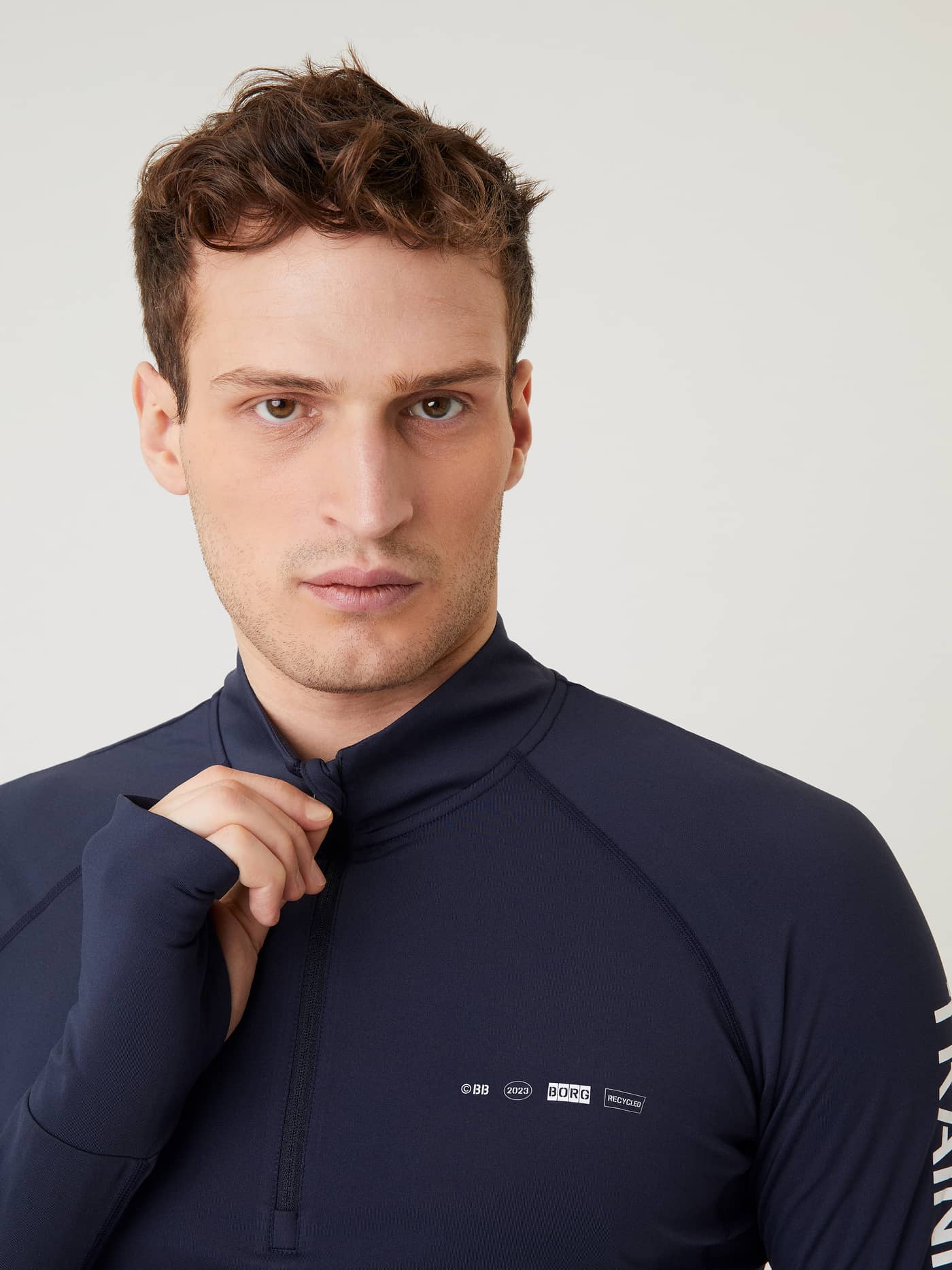 Björn Borg - Borg Midlayer Half Zip Night sky Men - Image 4