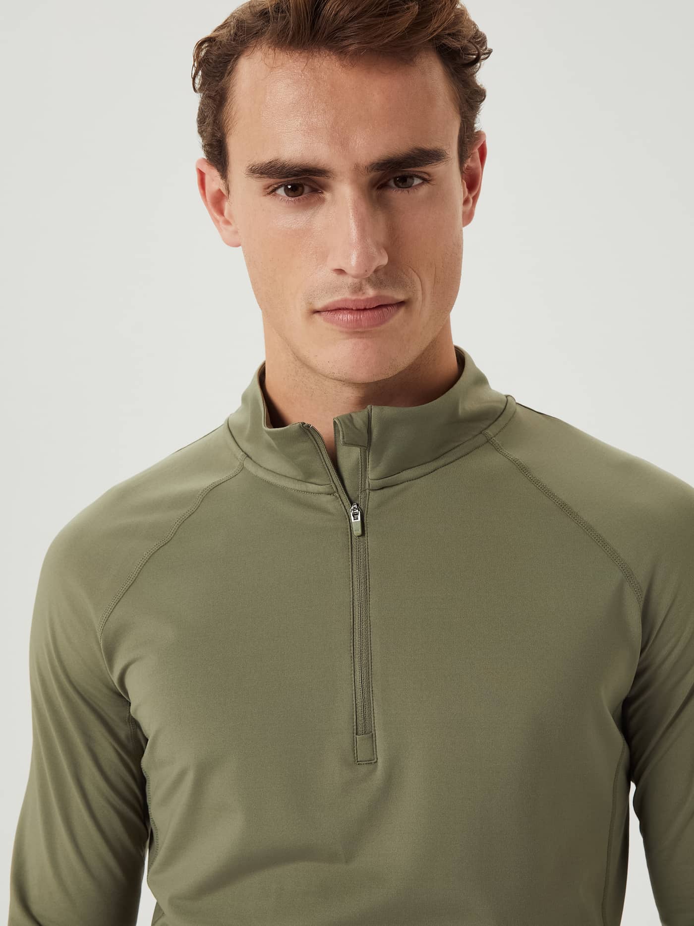 Björn Borg - Borg Midlayer Half Zip Deep Lichen Green Men - Image 5