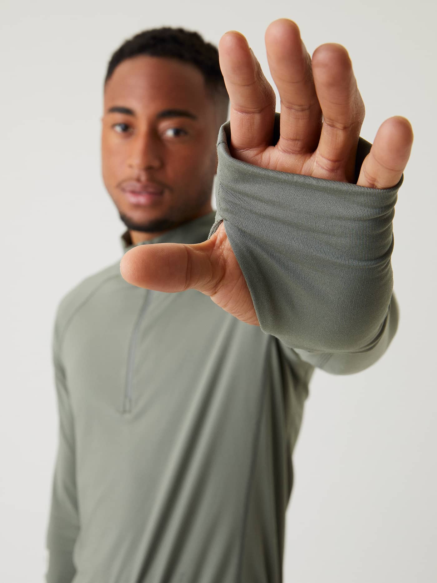 Björn Borg - Borg Midlayer Half Zip Castor grey - Image 6