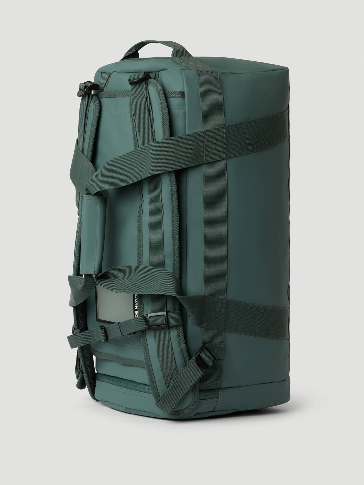 Borg Duffle Bag 35L in Balsam Green (Green) featuring adjustable shoulder straps and a modern, moisture-resistant finish. - Image 5