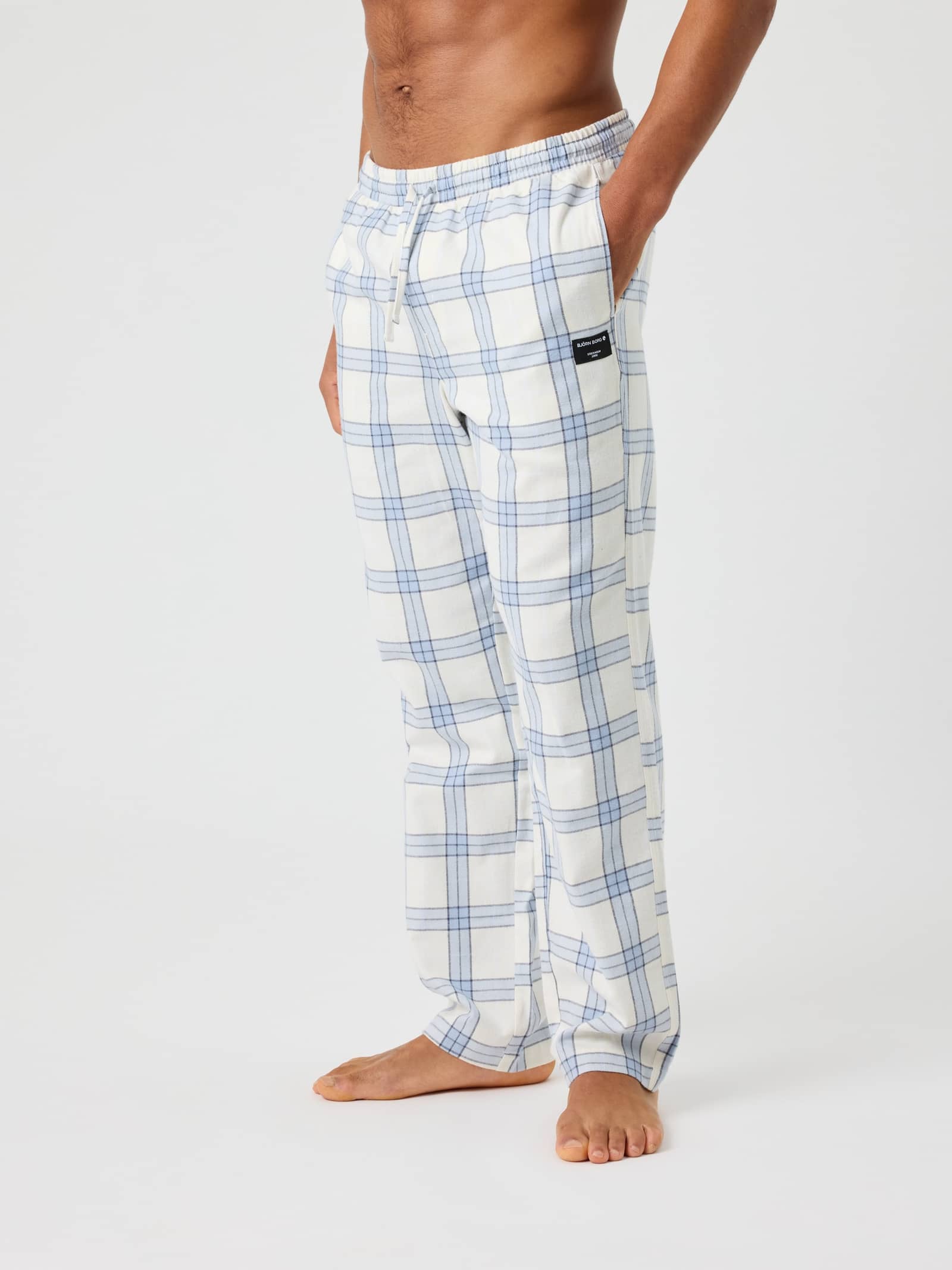 Björn Borg - Core Flannel Pyjama Pants Navy Pyjama Tartan 2 Herr - Image 1