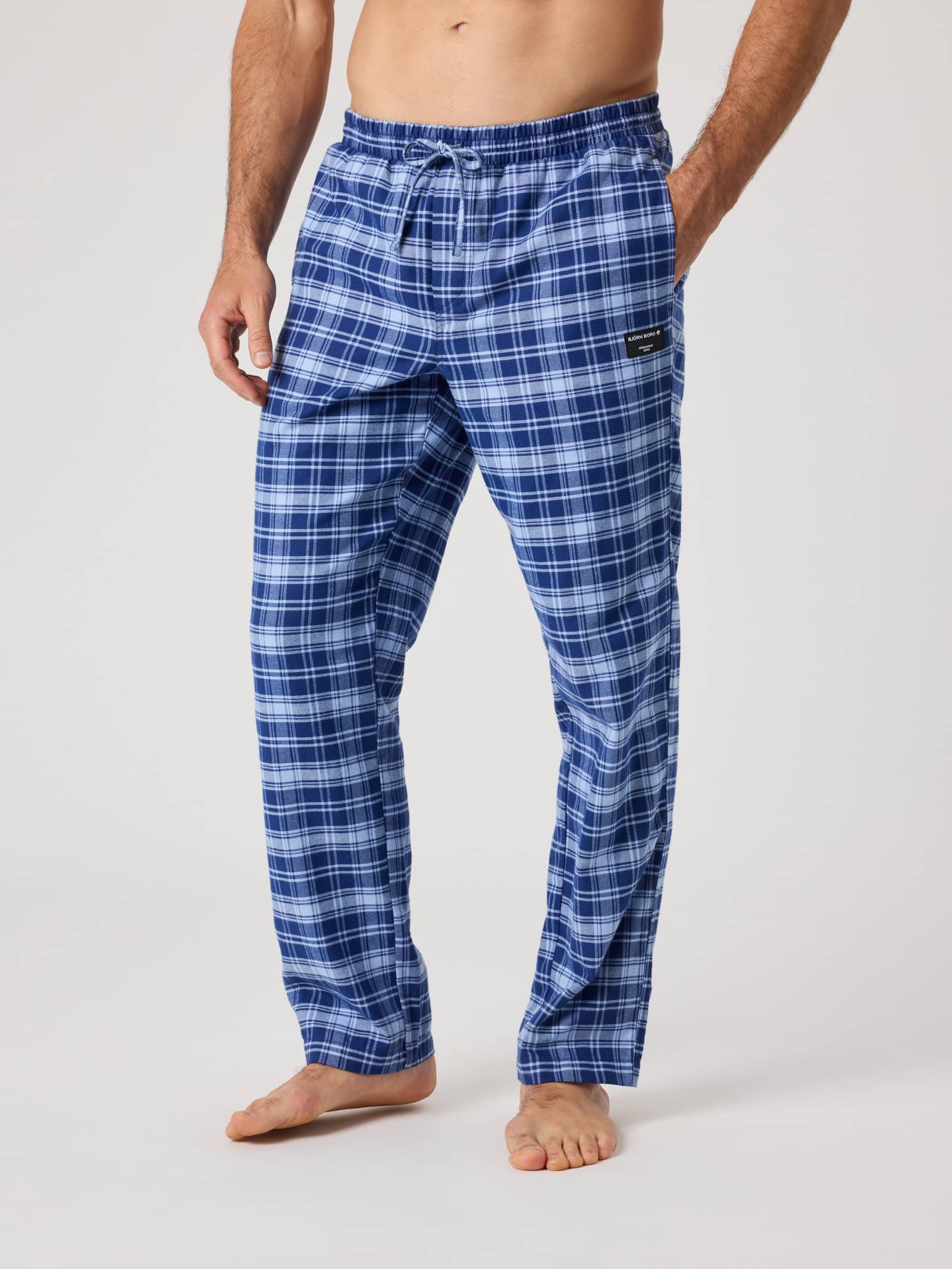 Björn Borg - Core Flannel Pyjama Pants Duo Check 4 Heren - Image 1