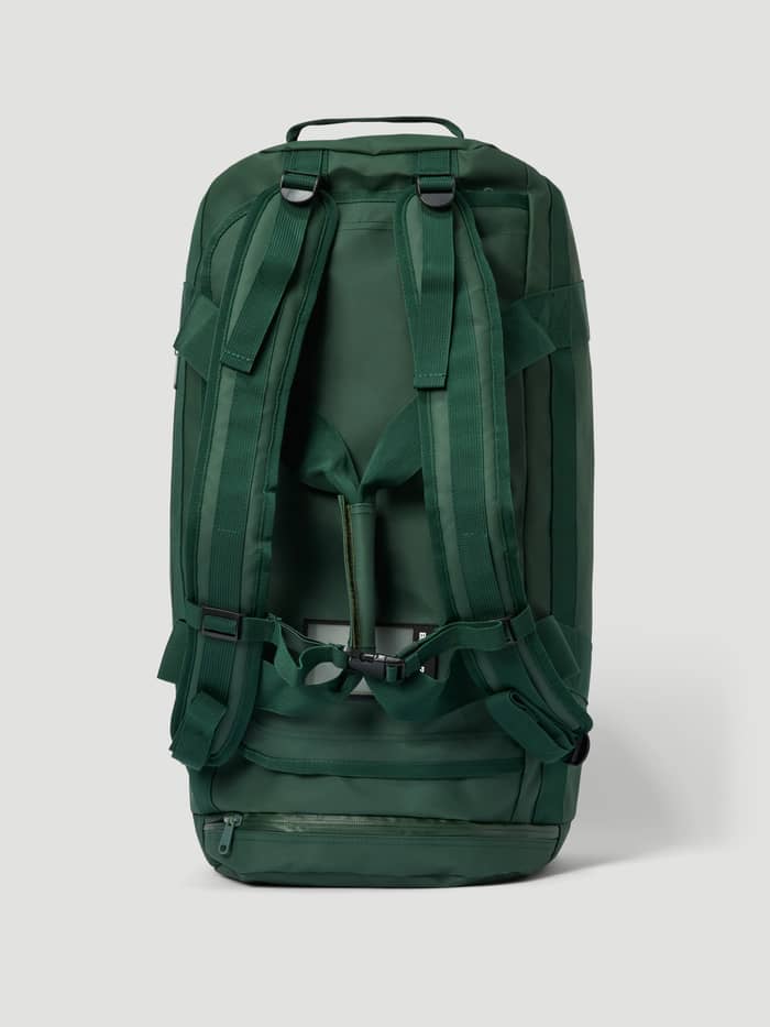 Borg Duffle Bag 55L en Mountain View (Vert) avec bretelles de sac à dos rembourrées ajustables pour le training. - Image 3