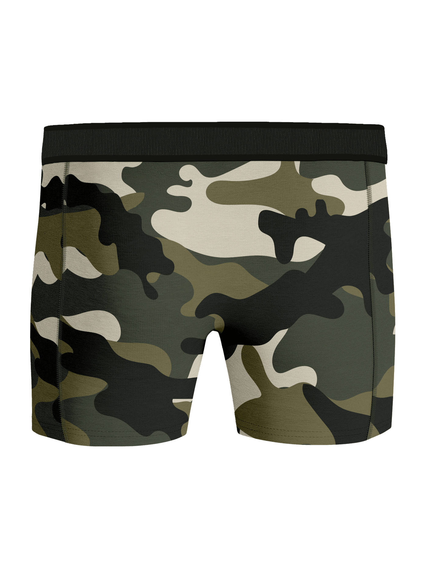 Premium Cotton Stretch Boxer 2-pack set forfra i camouflage med grøn, beige og sort førsteklasses bomuldsstretch. - Image 3