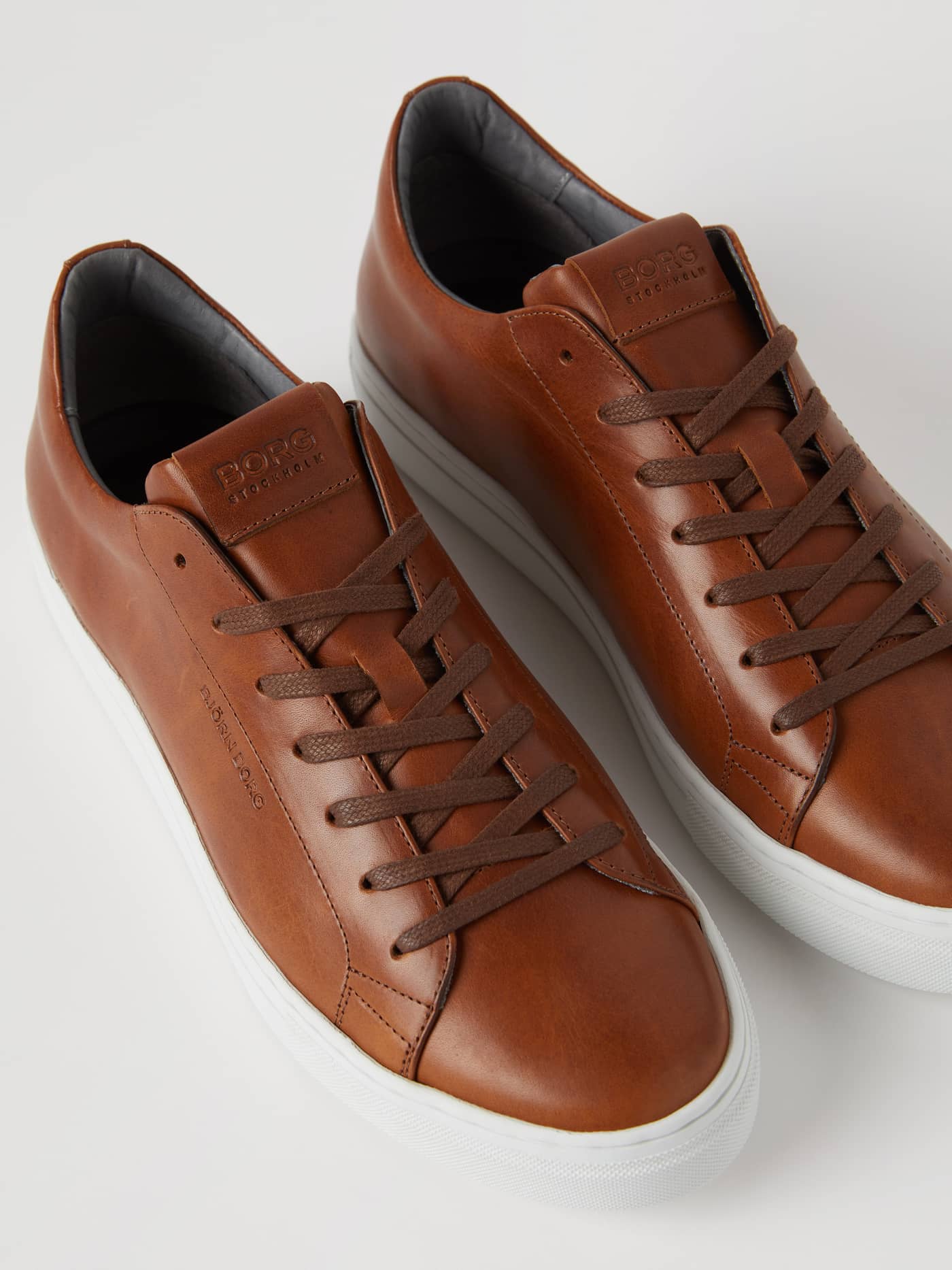 Björn Borg - Men's Leather Sneaker Sl100 Cognac Men - Image 3