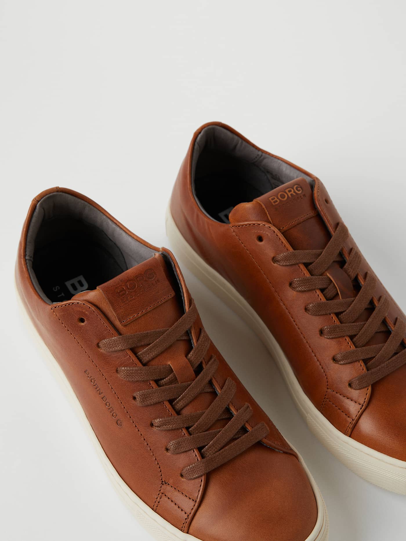 Björn Borg - Men's Leather Sneaker Sl100 Cognac Men - Image 2