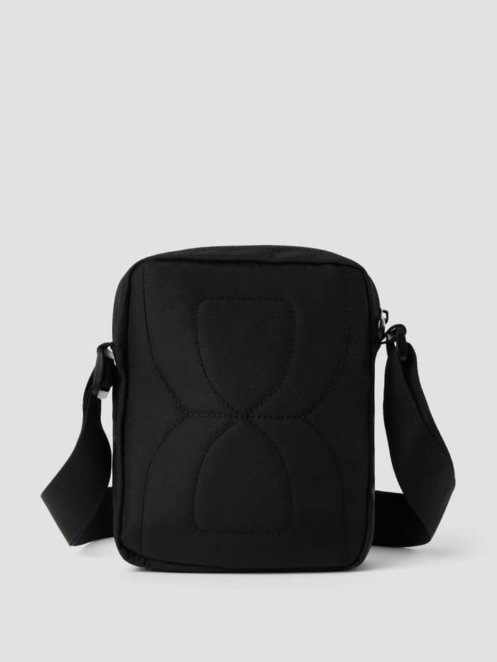 Achteraanzicht van de Björn Borg Core Crossover Bag 1,7L in BLACK BEAUTY (Zwart) met een gestikt achterpaneel. - Image 2