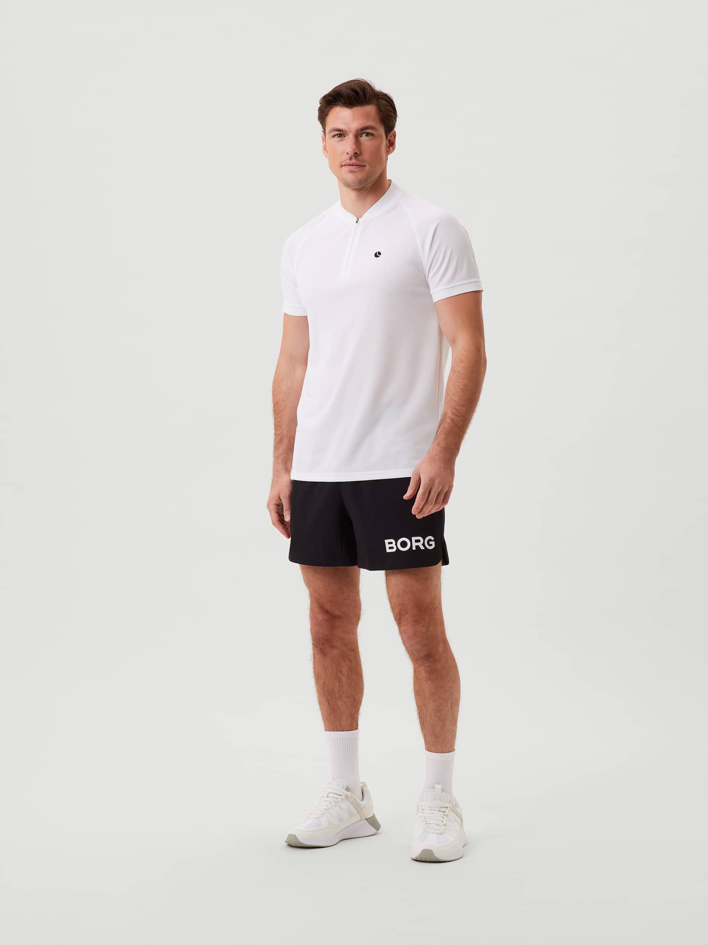 Björn Borg - Ace Performance Zip Polo Brilliant White Men - Image 3
