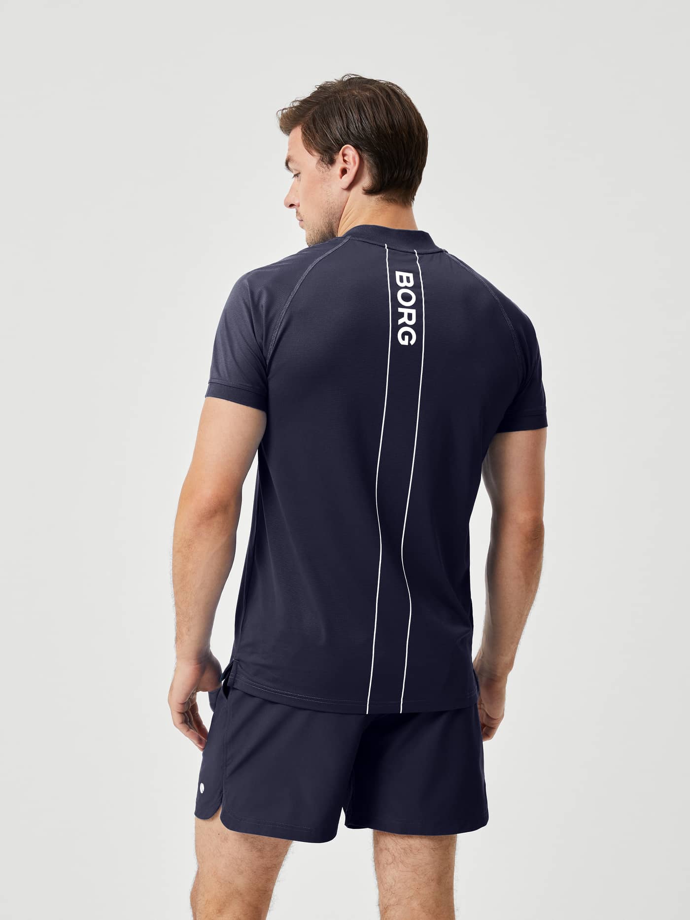 Björn Borg - Ace Performance Zip Polo Night sky - Image 2
