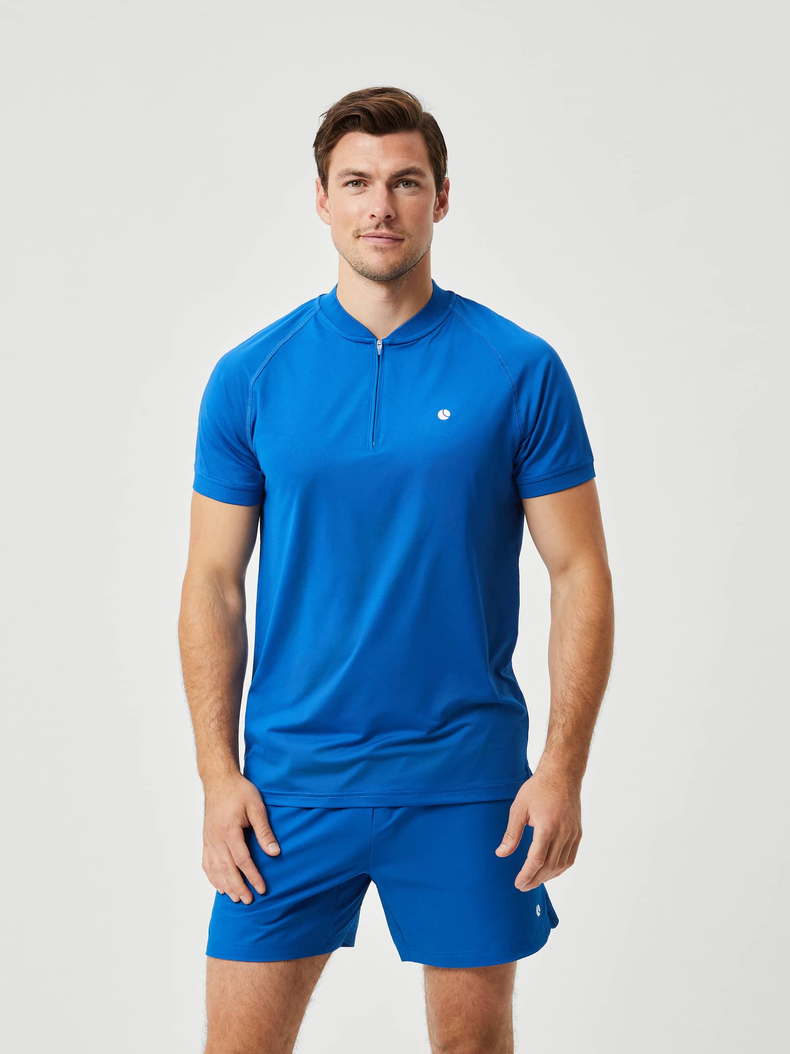 Björn Borg - Ace Performance Zip Polo Classic Blue Herr - Image 1