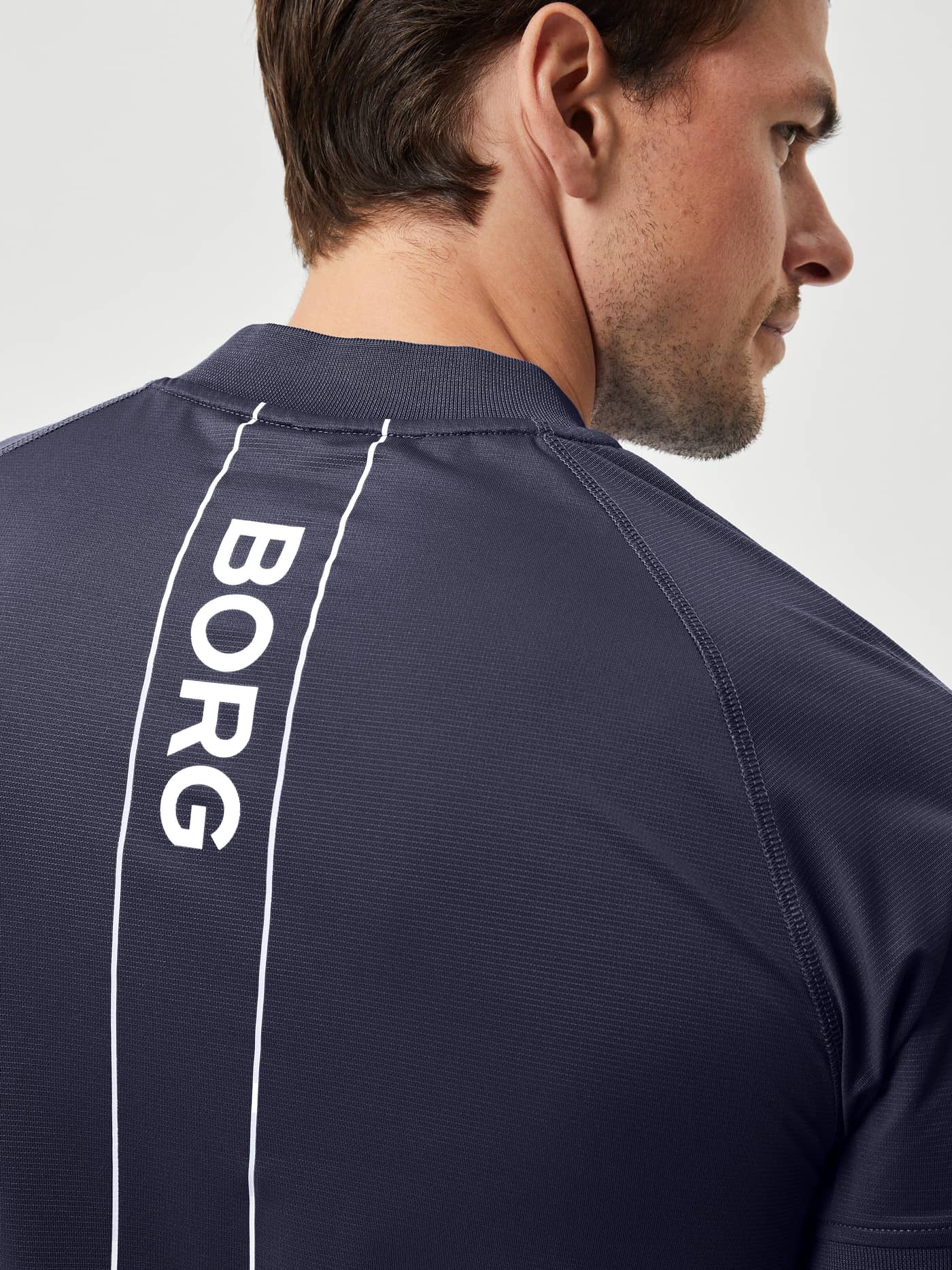 Björn Borg - Ace Performance Zip Polo Night sky - Image 4