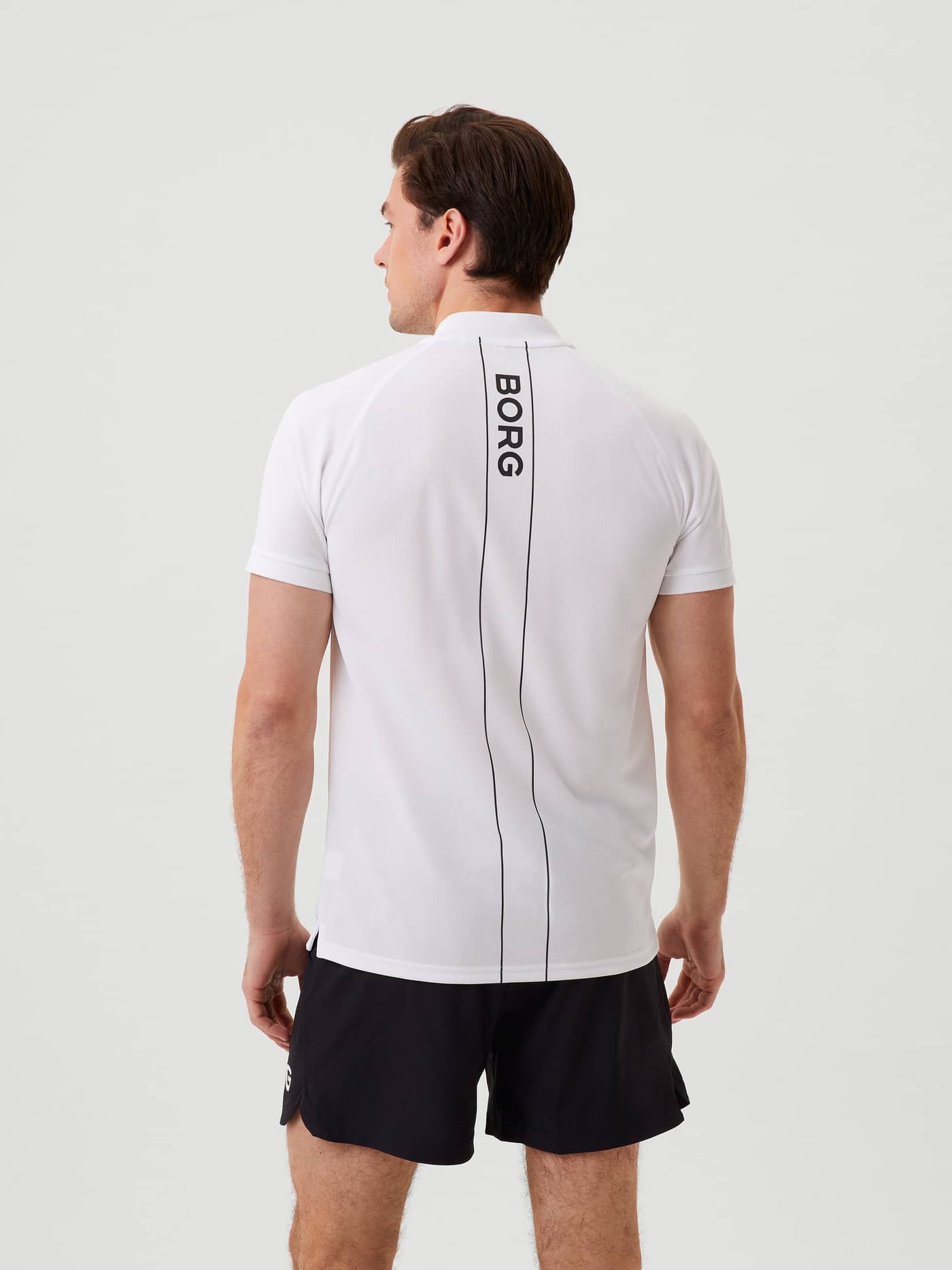 Björn Borg - Ace Performance Zip Polo Brilliant White Men - Image 2