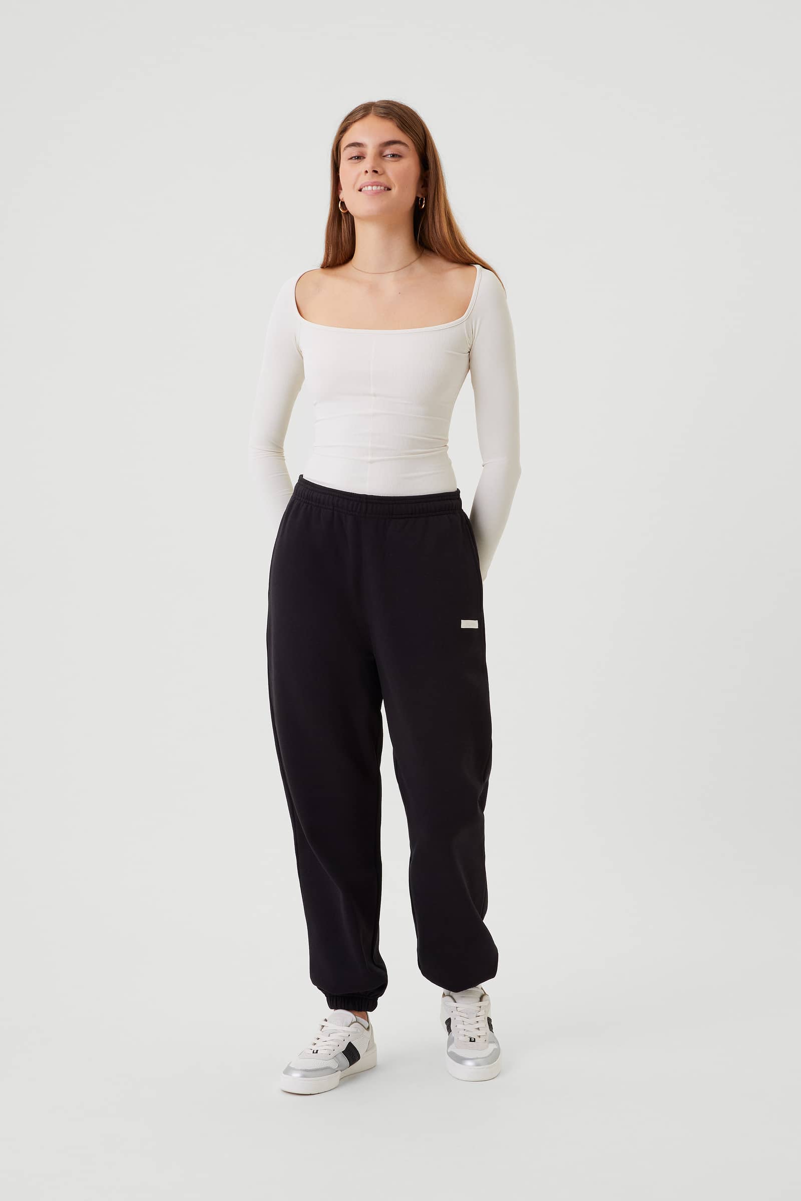Björn Borg - Studio Oversized Pants Black Beauty Dam - Image 1