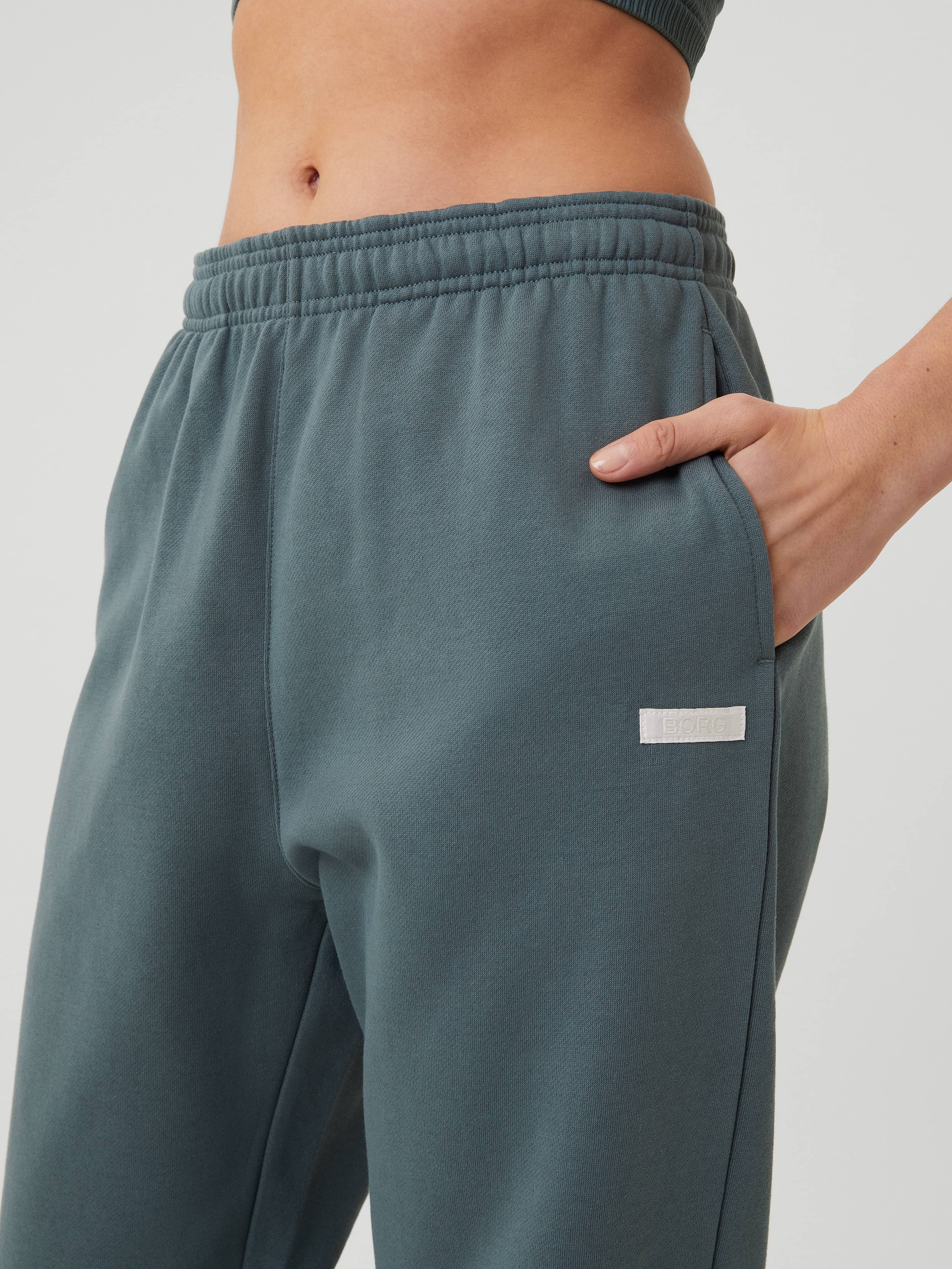 Studio Oversized Pants - Women - Balsam Green | Björn Borg