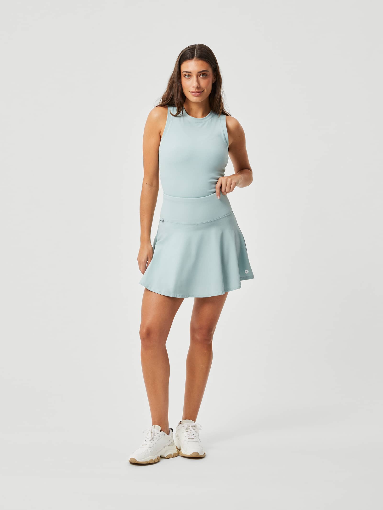 Björn Borg - Ace Skirt Pocket Gray Mist Women - Image 1