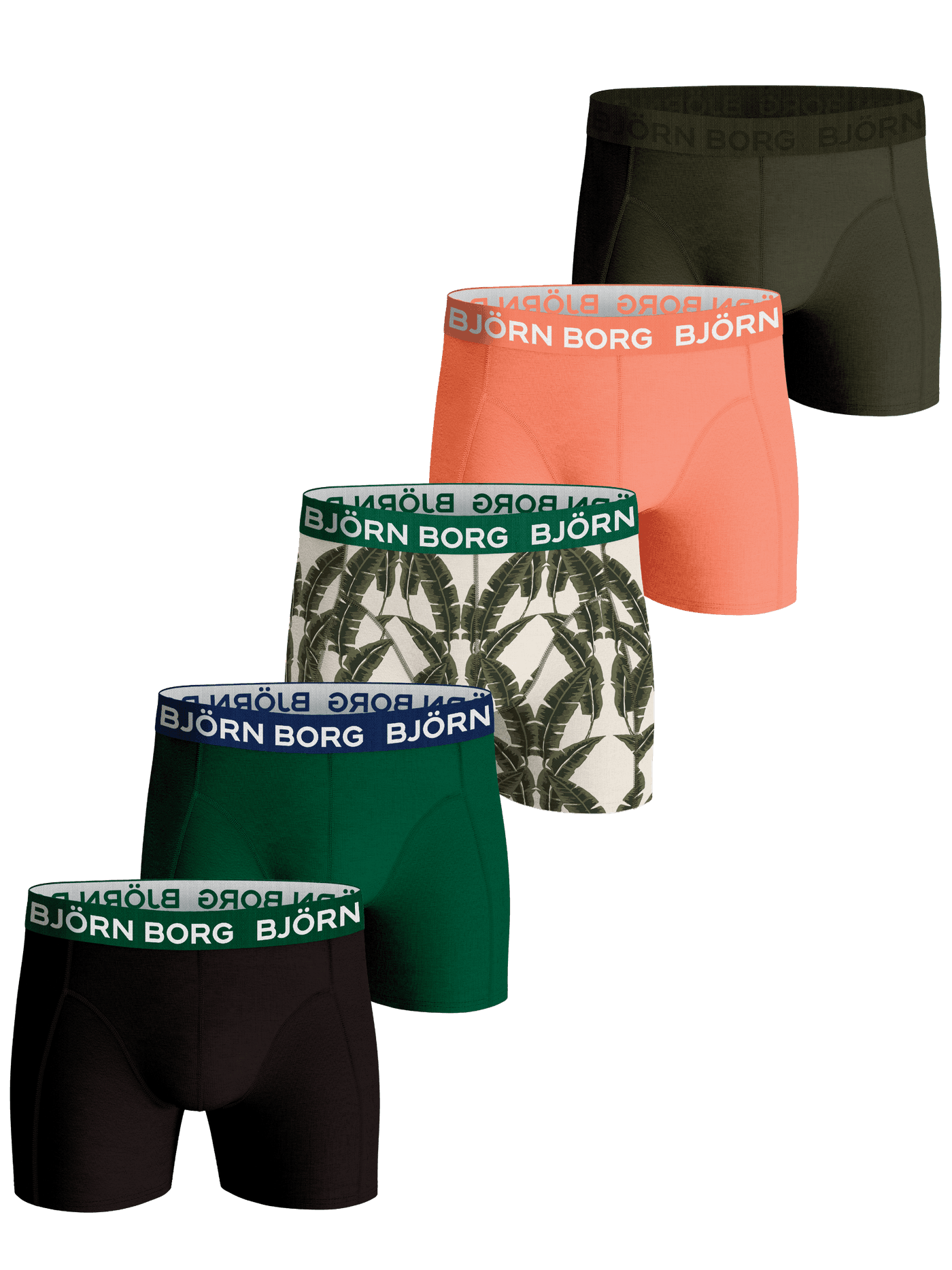 Björn Borg - Cotton Stretch Boxer 5-pack Multi Men - Image 1