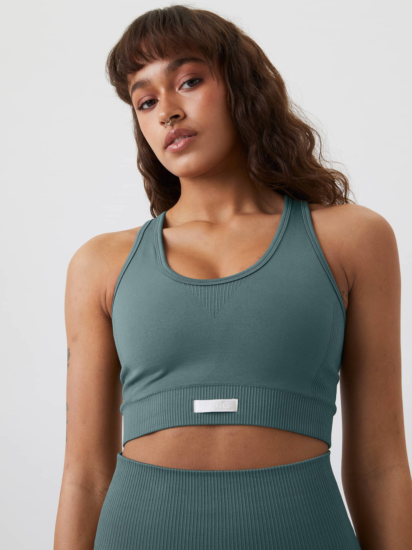 Björn Borg - Studio Low  Seamless Bra Balsam Green - Image 1