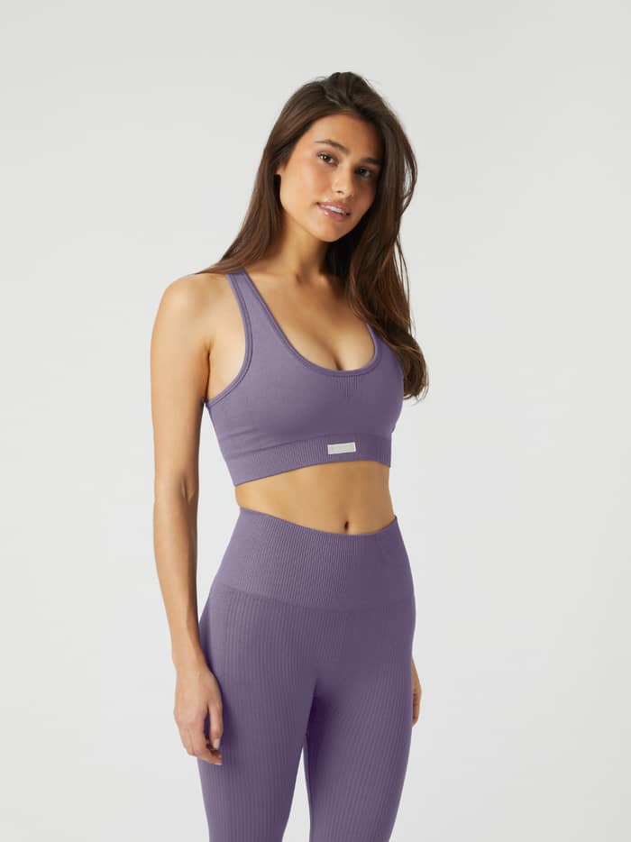 Björn Borg - Studio Low Seamless Bra Purple Sage
