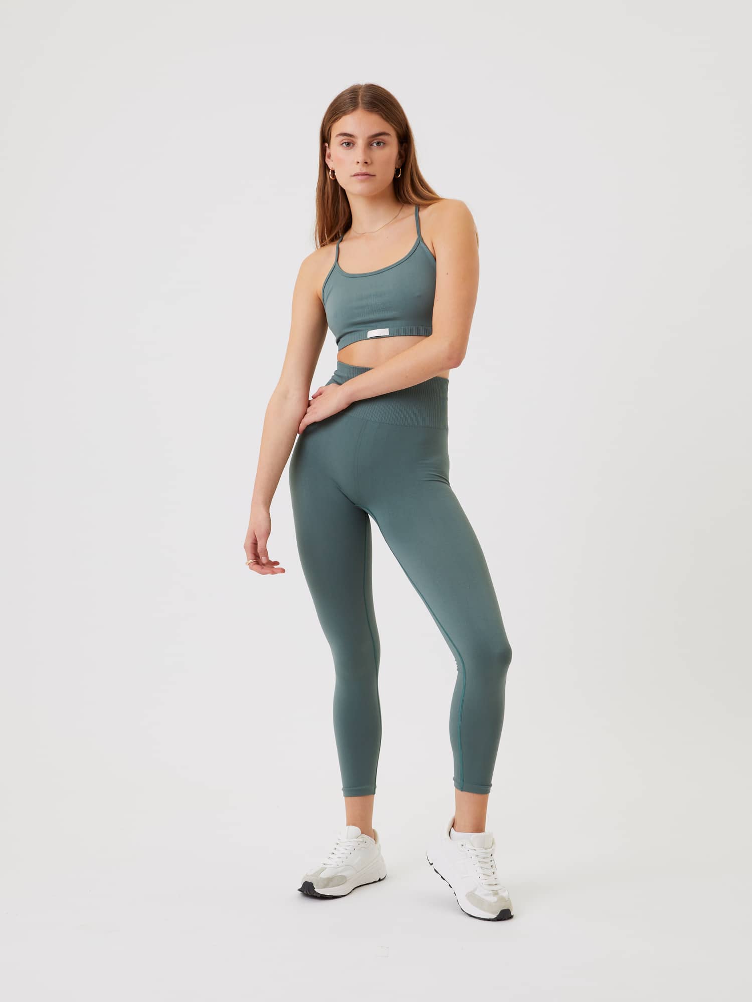 Björn Borg - Studio Seamless Light Tights Balsam Green Dam - Image 1