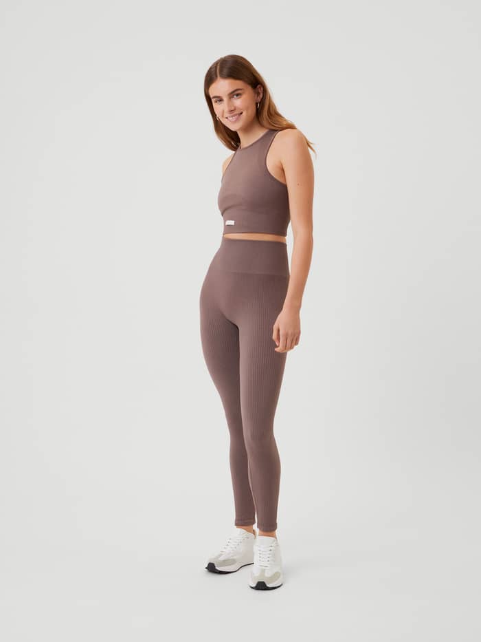Björn Borg - Studio Seamless Rib Tights Sparrow
