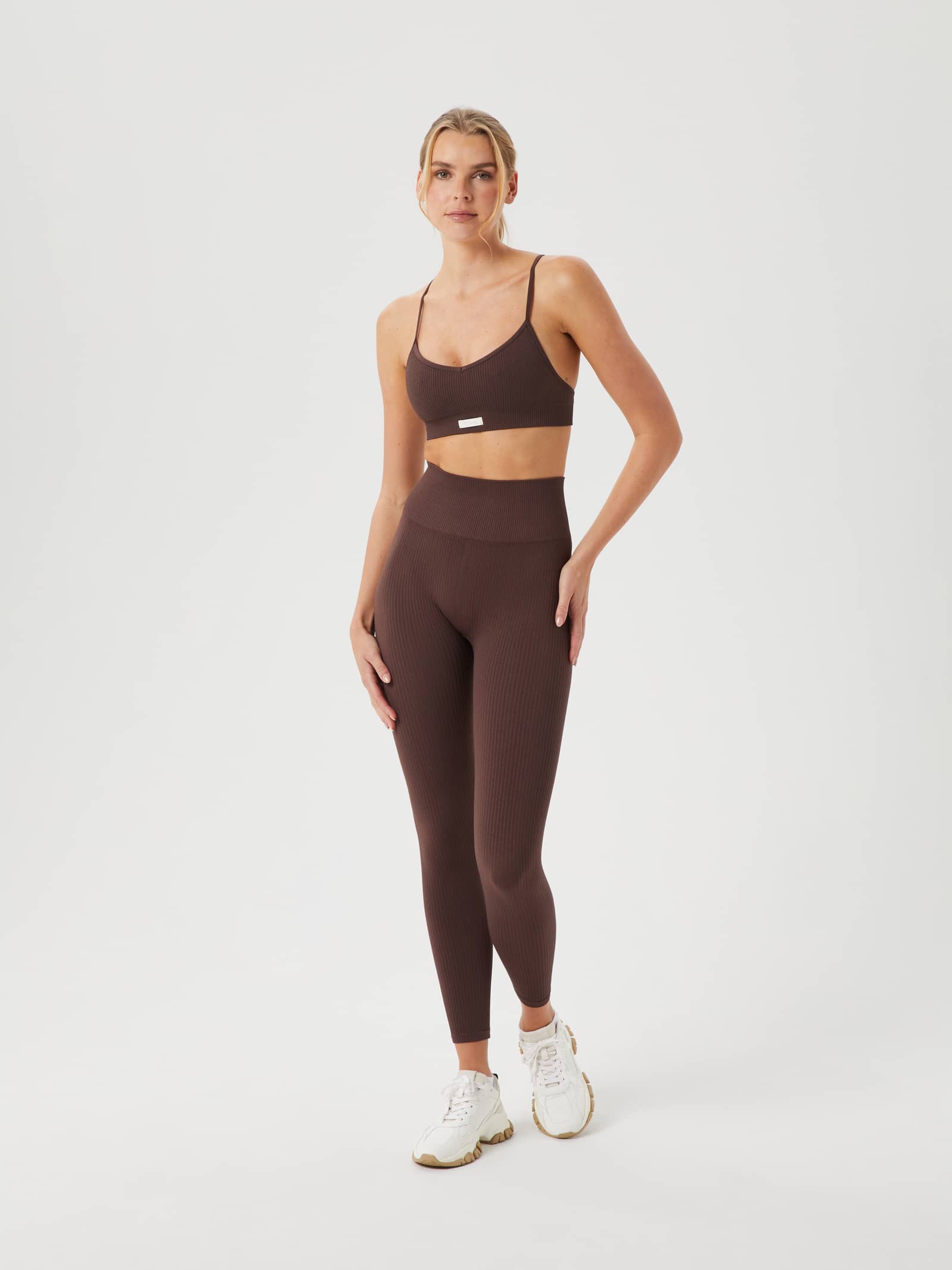 Björn Borg - Studio Seamless Rib Tights French Toast Dam - Image 1