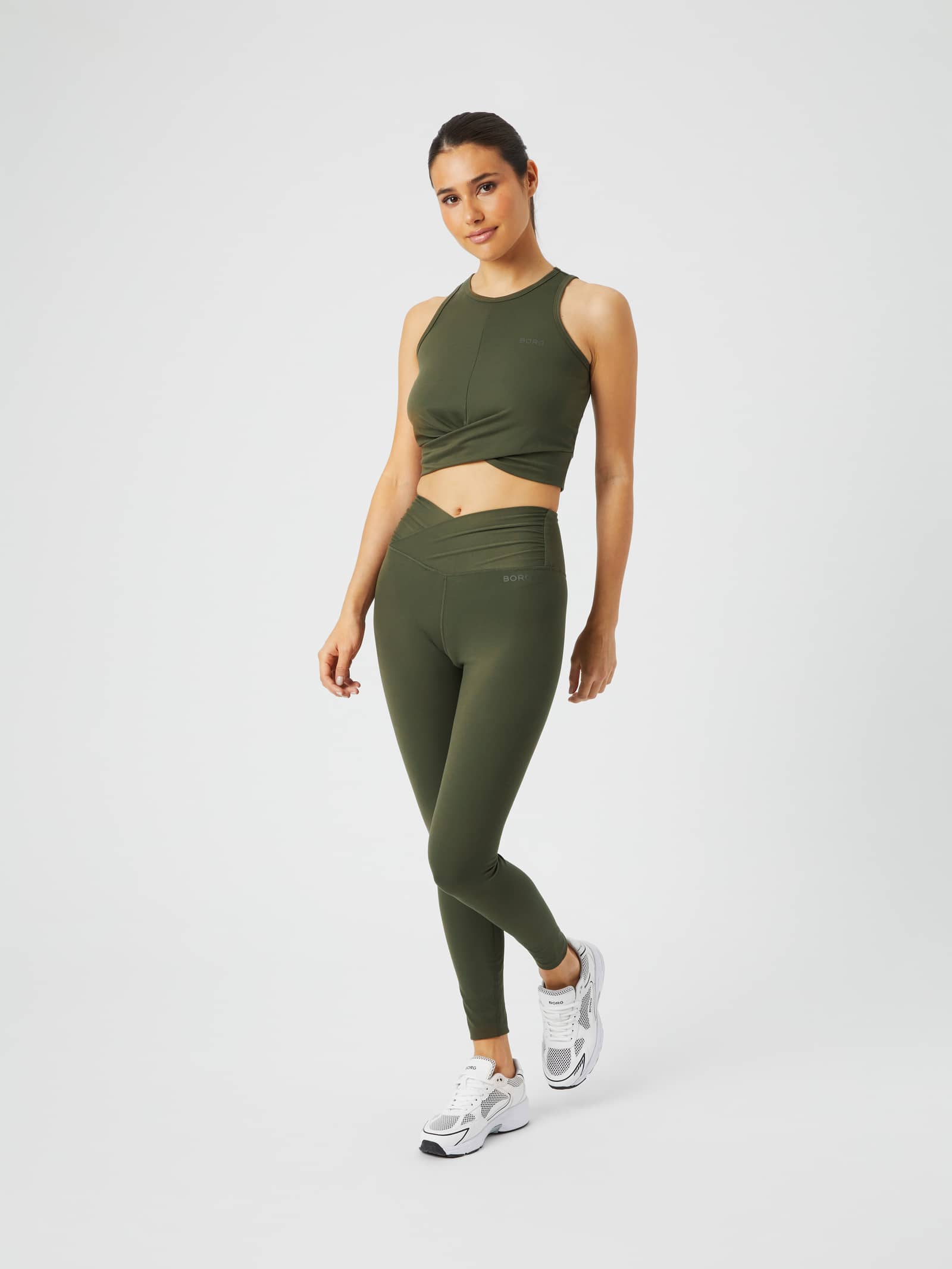 Björn Borg - Studio Cross Tights Olive Night Dam - Image 1