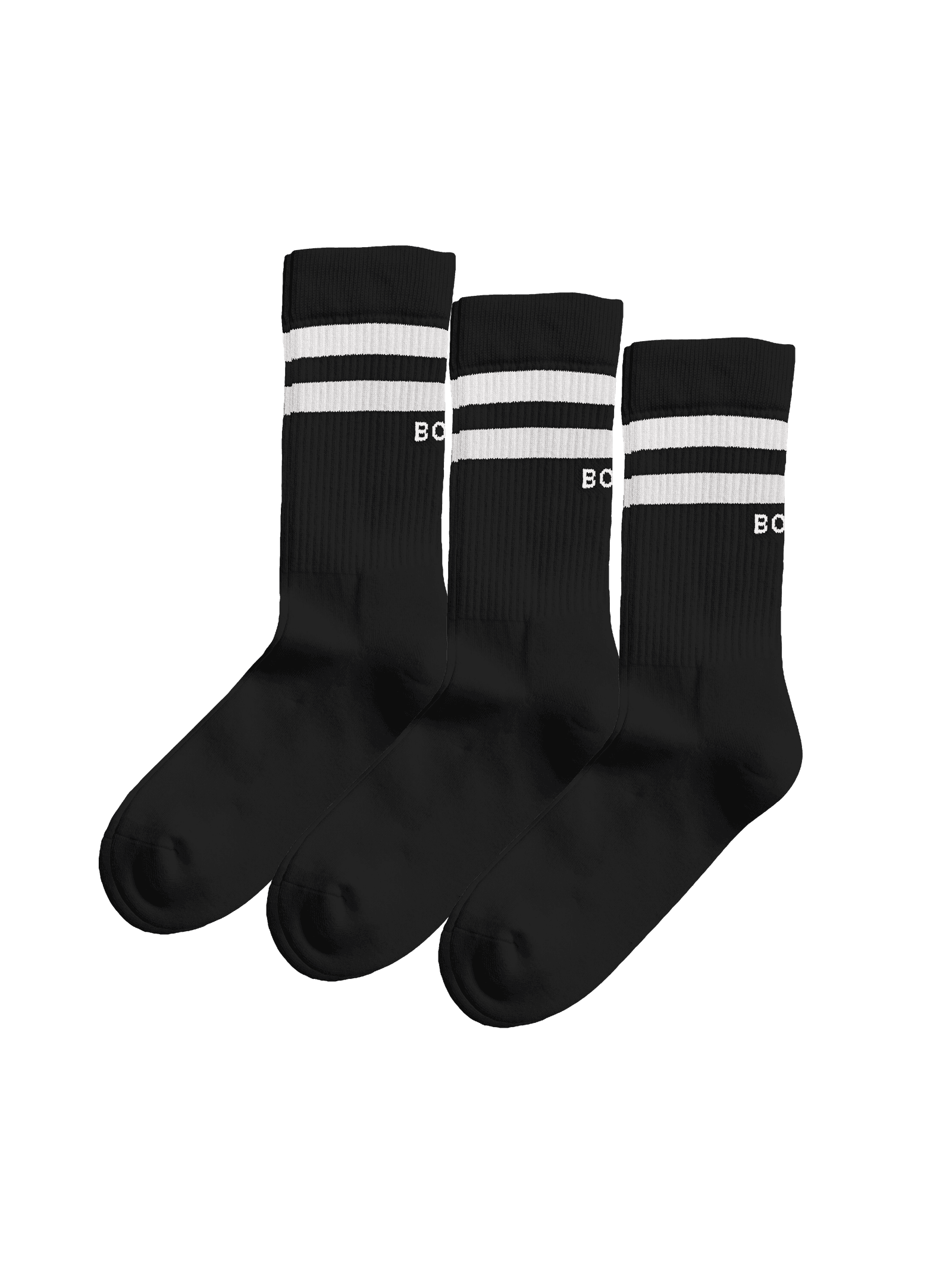 Björn Borg - Core Crew Socks 3-pack Svart Dam - Image 1