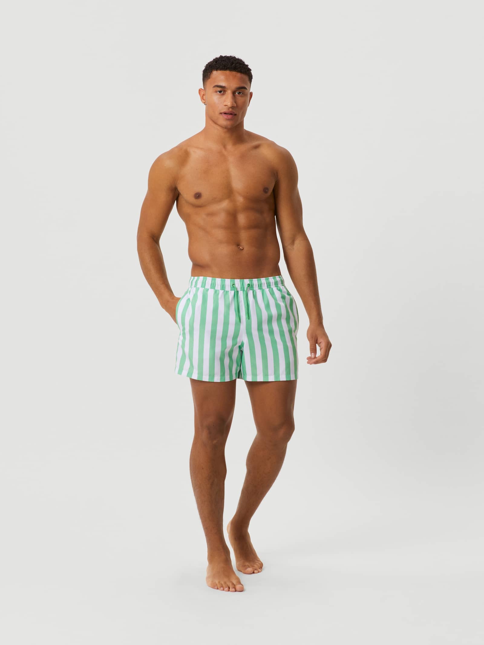 Björn Borg - Borg Print Swim Shorts Sunny Stripe 2 Men - Image 1