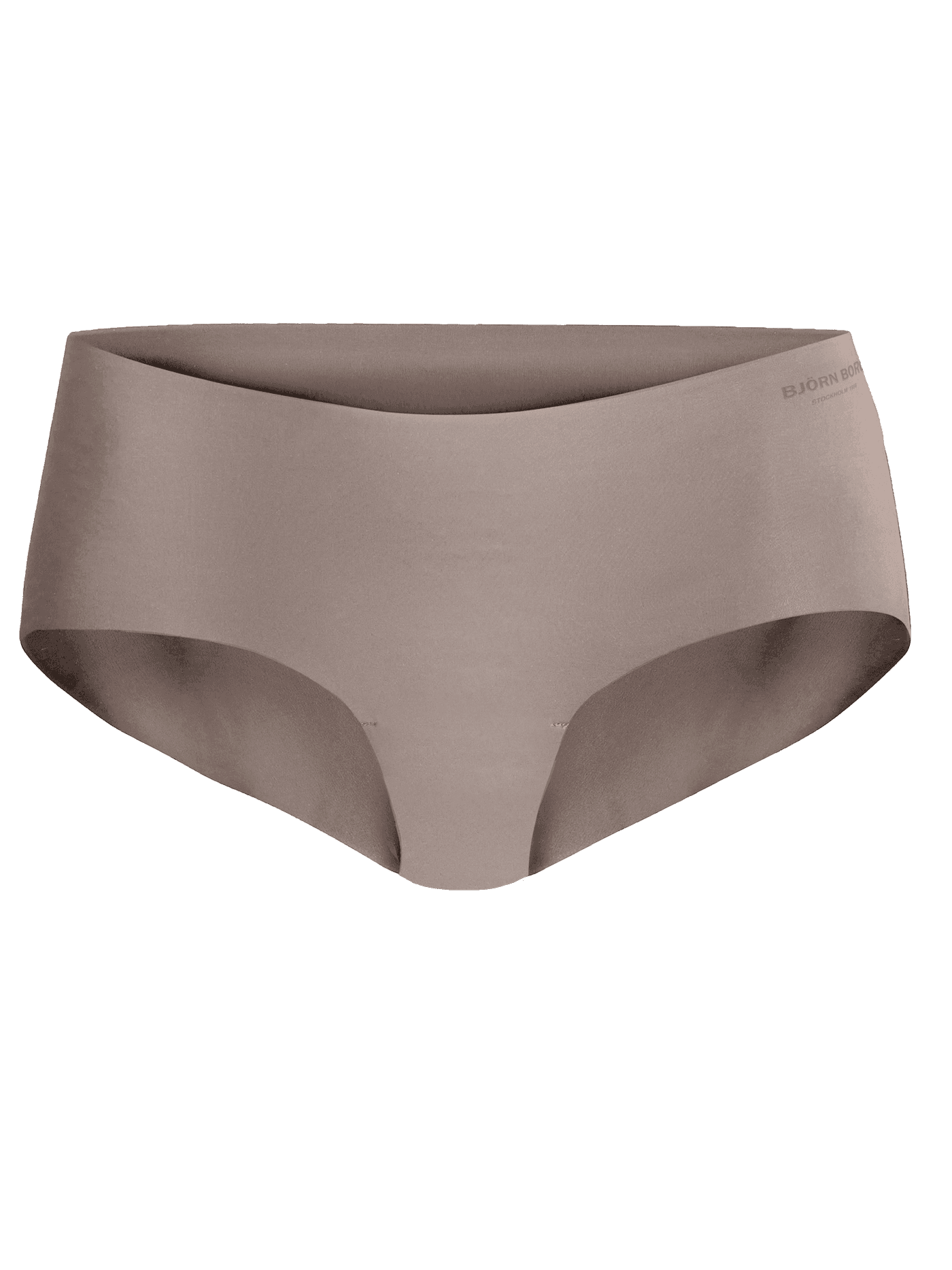 Performance Hipster 3-pack in taupe for women featuring laser-cut edges for a seamless training fit. - Image 3
