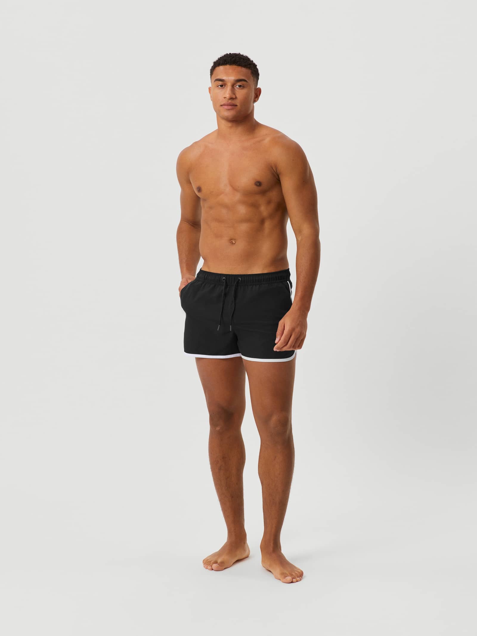 Björn Borg - Borg Retro Swim Shorts Black Beauty - Image 1