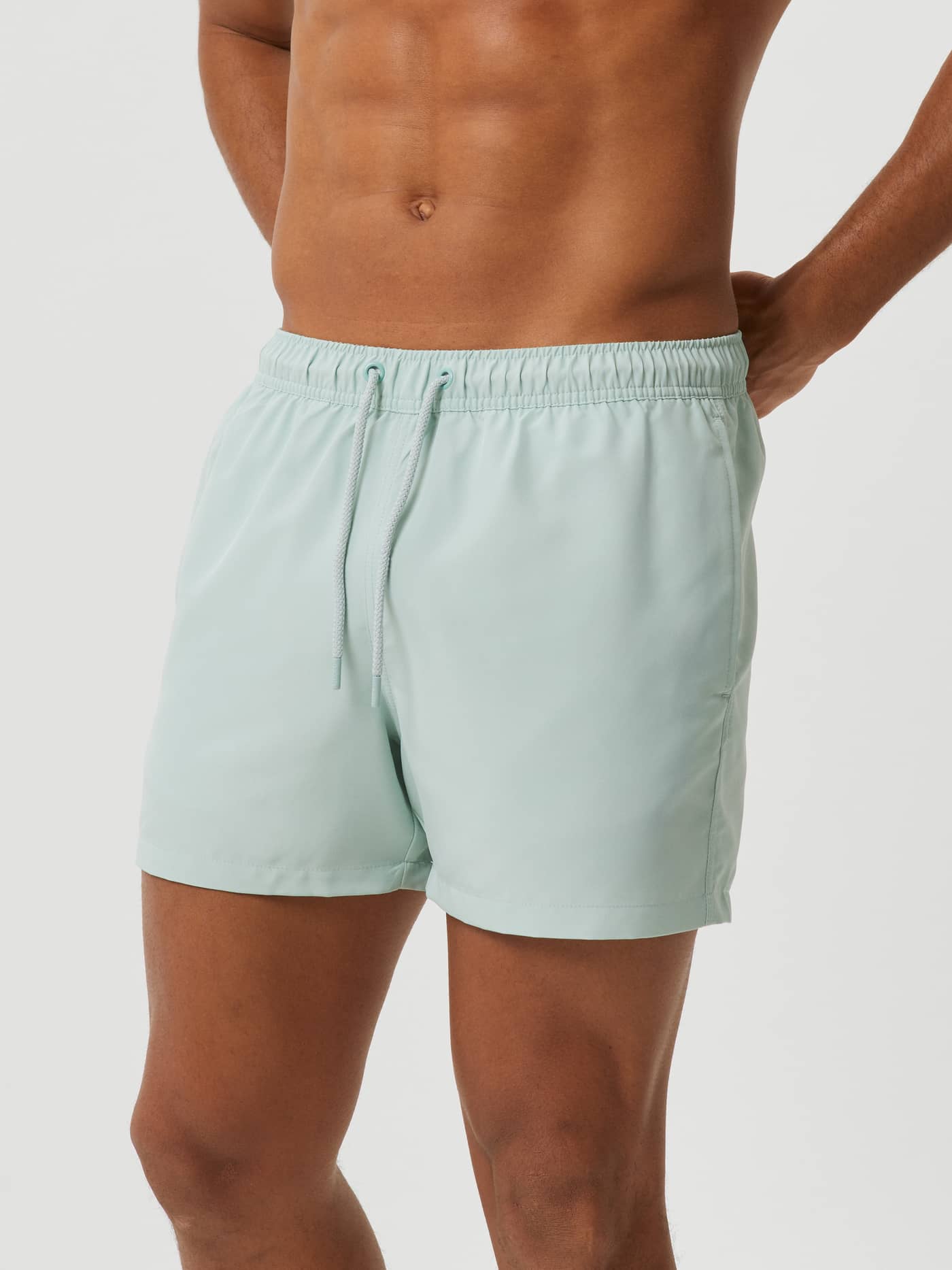 Björn Borg - Borg Solid Swim Shorts Harbor Gray Heren - Image 2