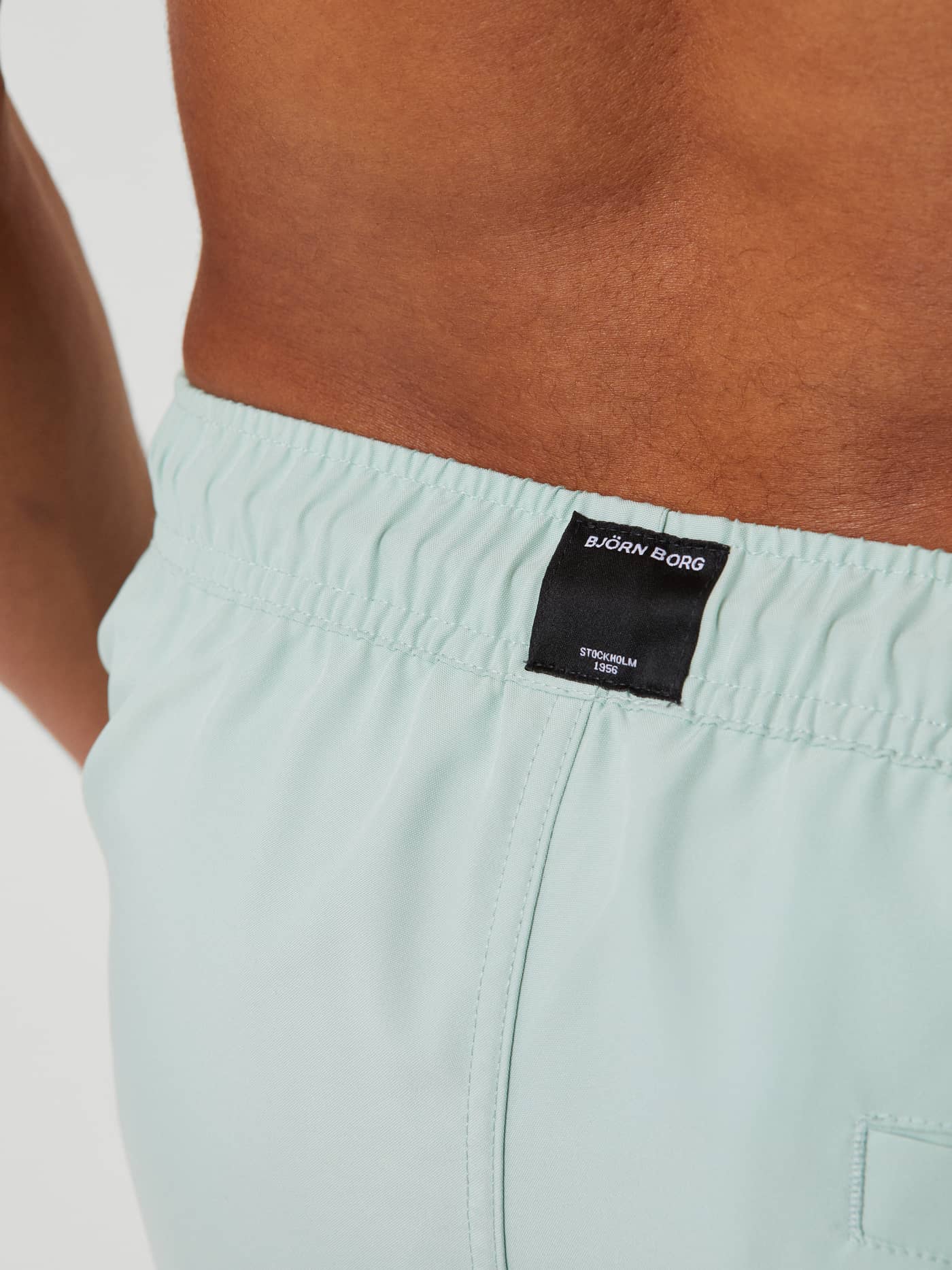 Björn Borg - Borg Solid Swim Shorts Harbor Gray Heren - Image 4