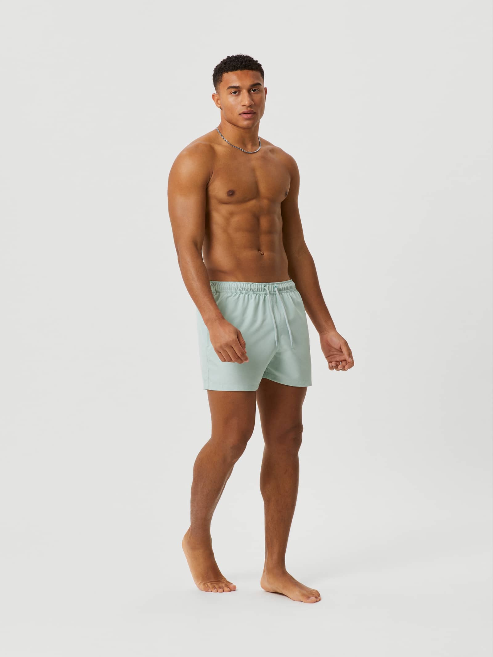 Björn Borg - Borg Solid Swim Shorts Harbor Gray Herr - Image 1