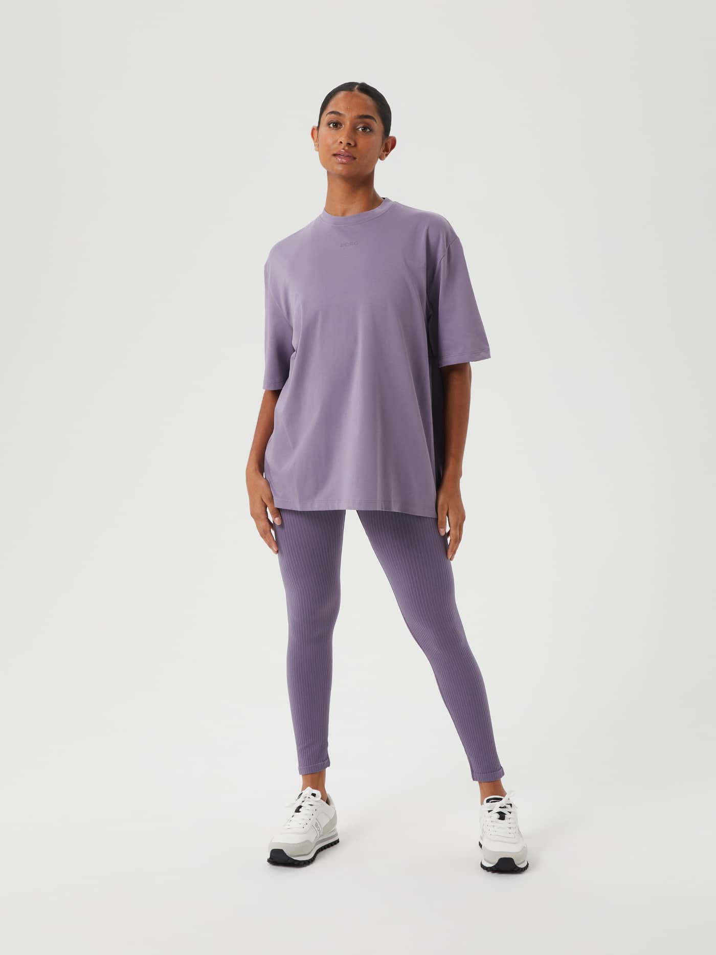 Björn Borg - Studio Oversized T-Shirt Purple Sage - Image 3