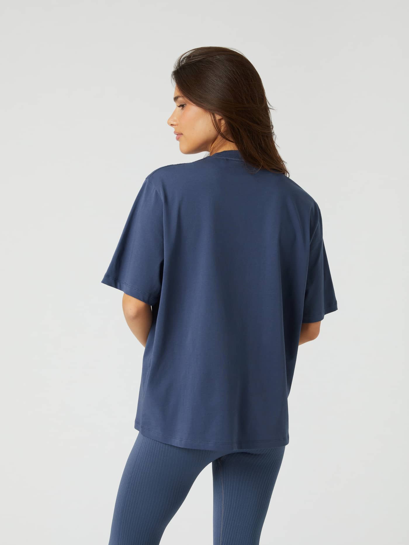 Björn Borg - Studio Oversized T-Shirt Nightshadow Blue - Image 2