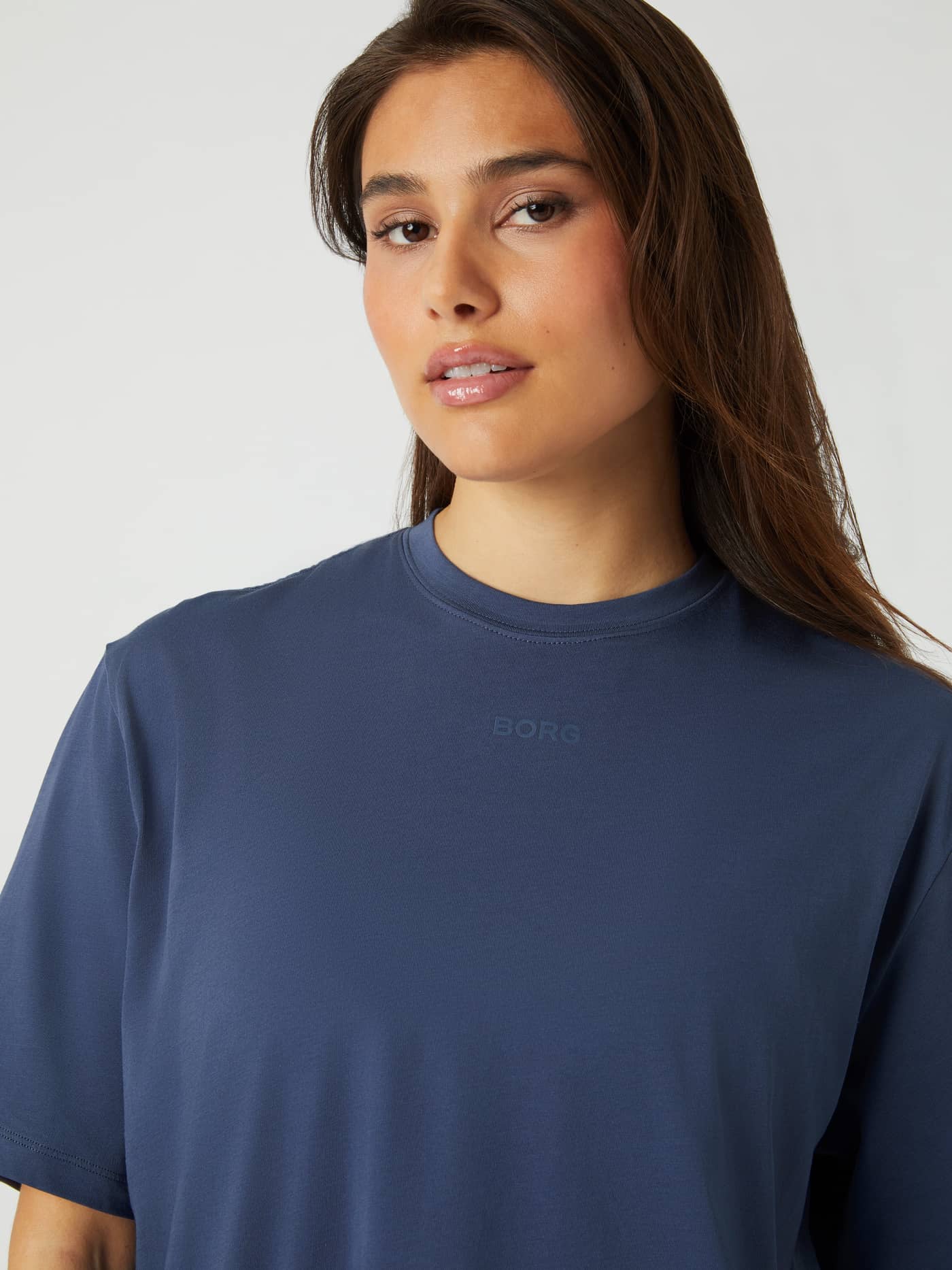 Björn Borg - Studio Oversized T-Shirt Nightshadow Blue - Image 4