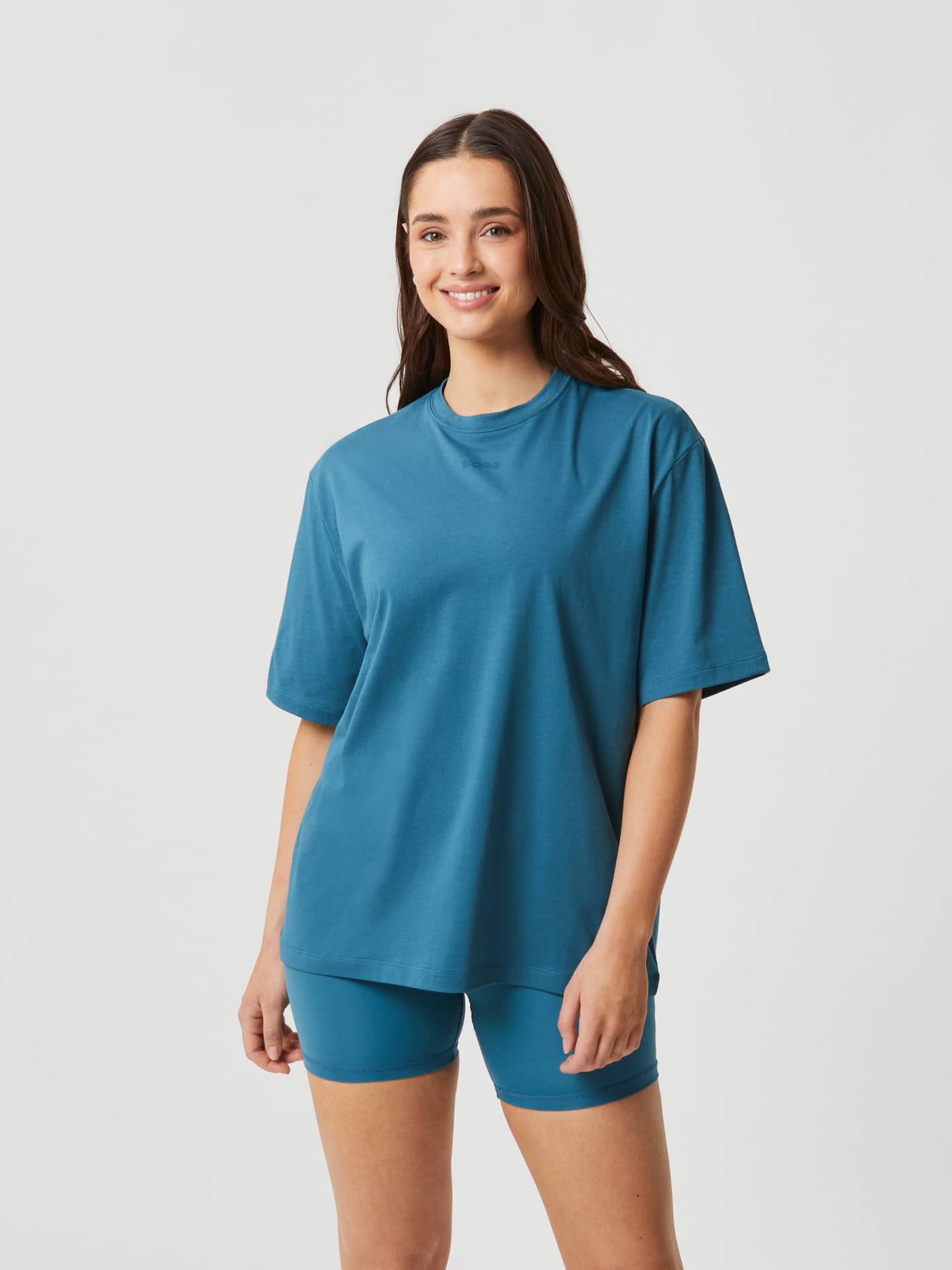Björn Borg - Studio Oversized T-Shirt Mallard Blue Women - Image 2